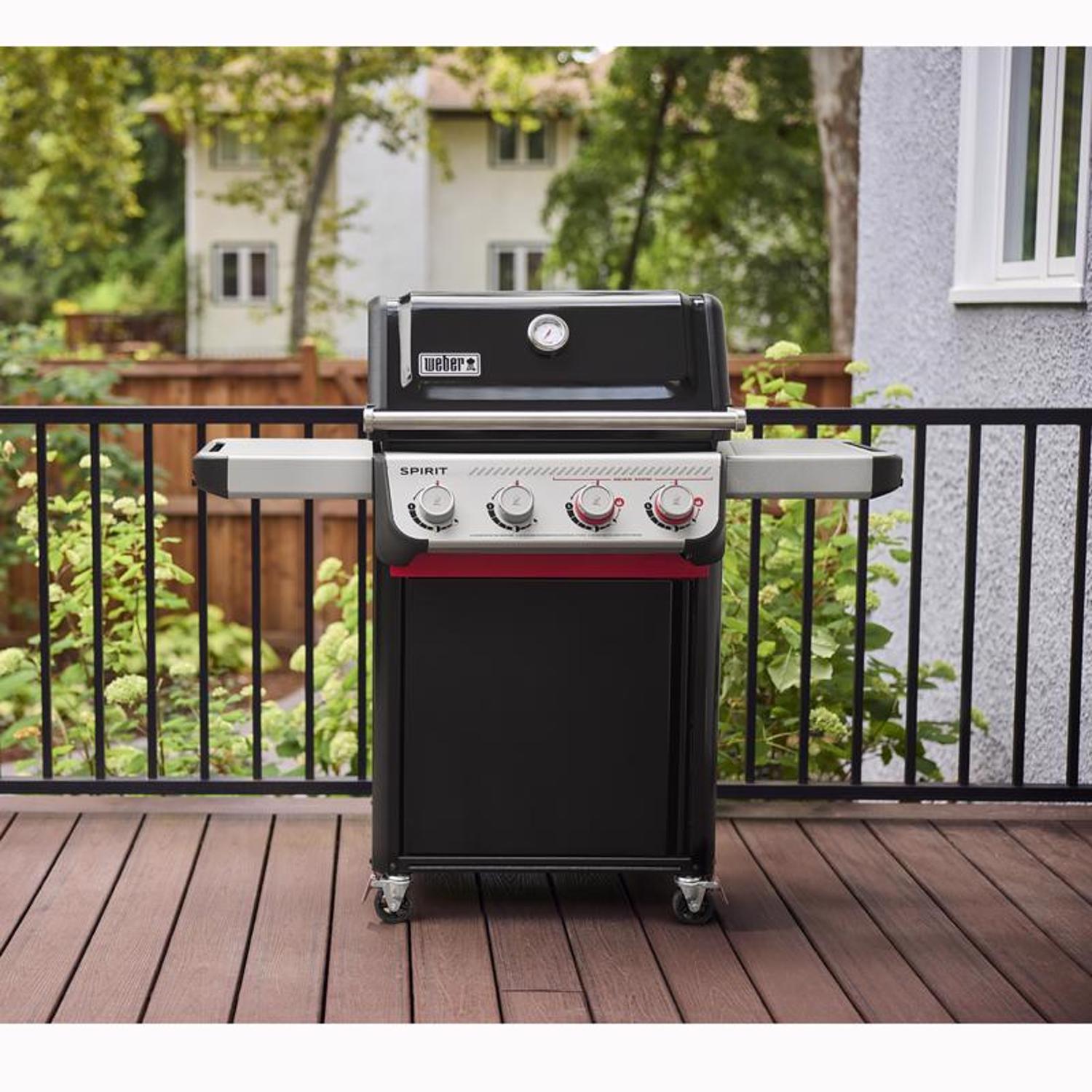 Weber Spirit E-425C 4 Burner Liquid Propane Grill Black