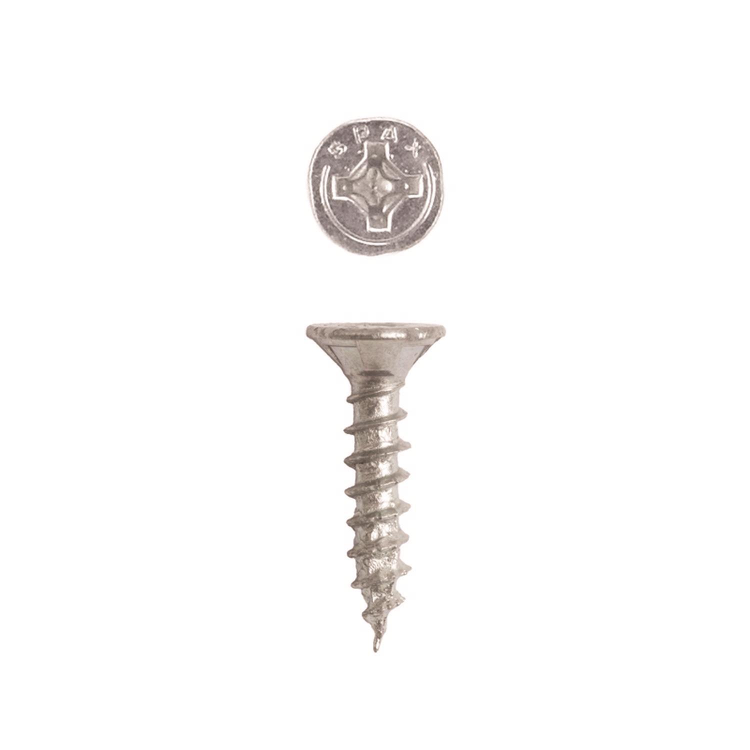 SPAX Multi-Material No. 8 Label X 5/8 in. L Unidrive Flat Head Serrated Construction Screws