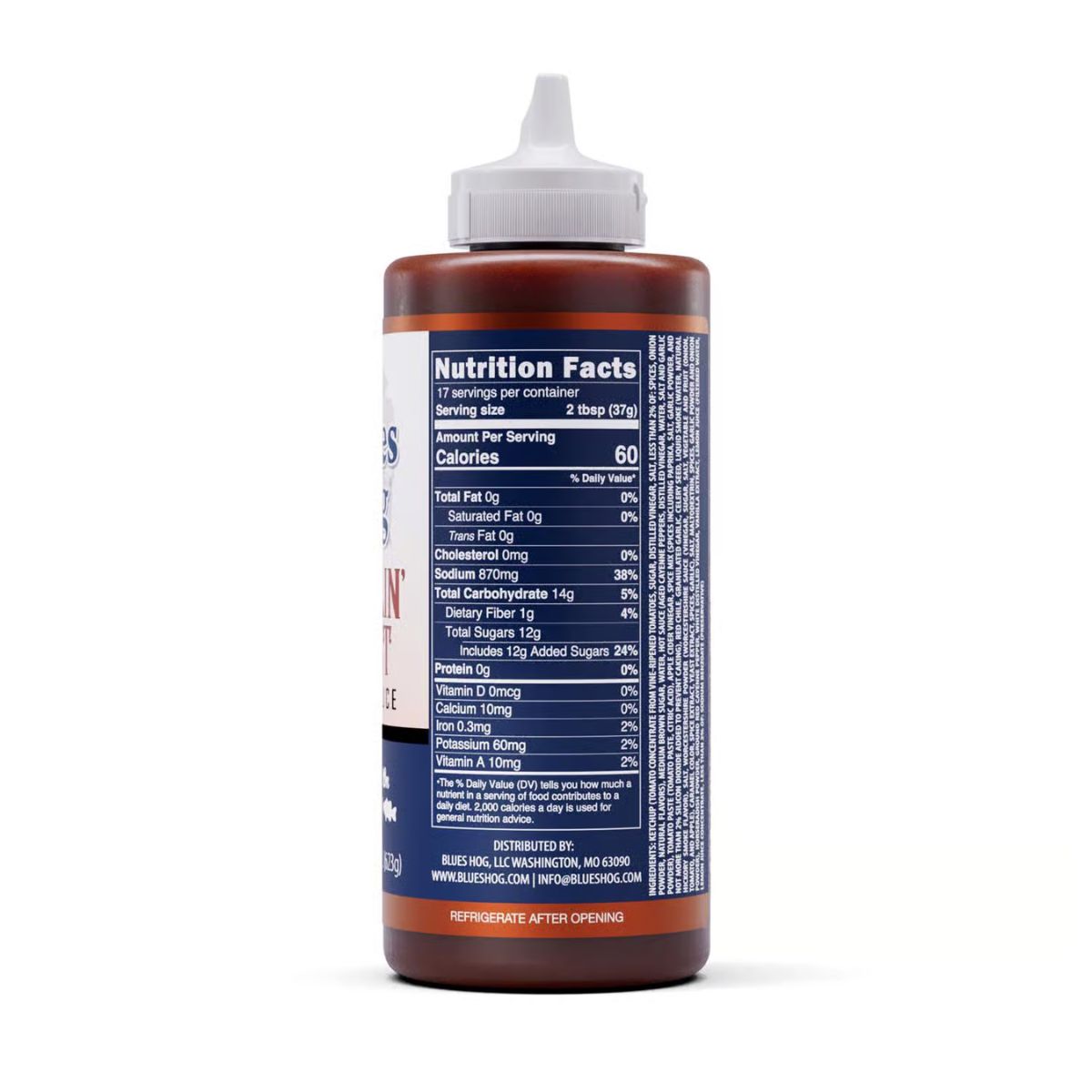 Blues Hog Sizzlin' Heat BBQ Sauce 22 oz.