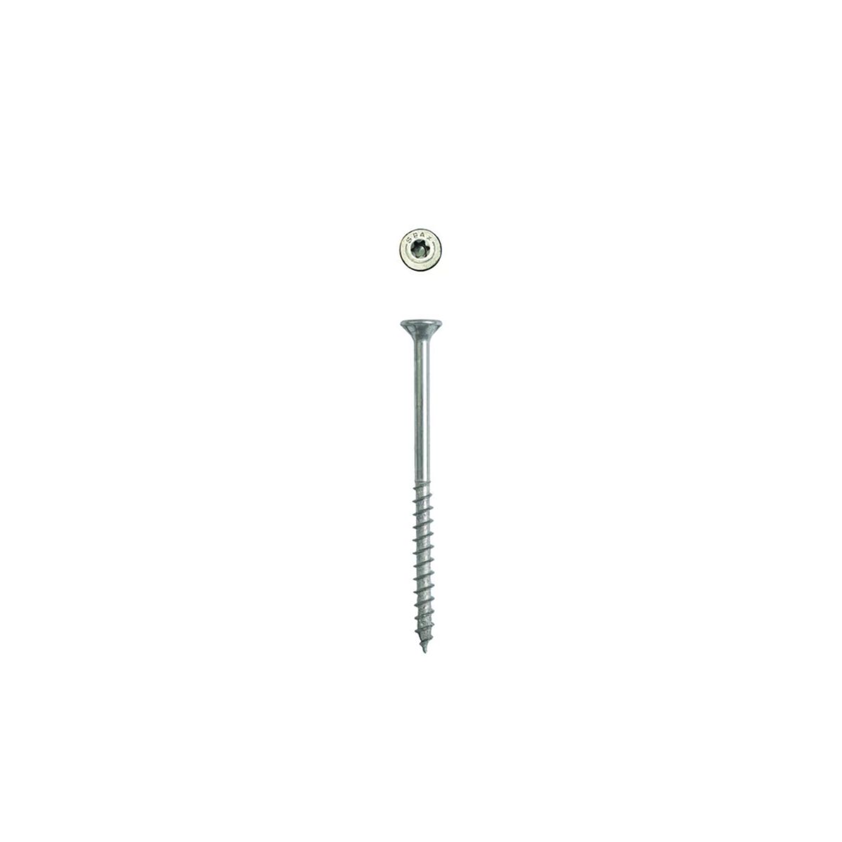 SPAX Multi-Material No. 10 Label X 3 in. L T-20+ Flat Head Serrated Construction Screws