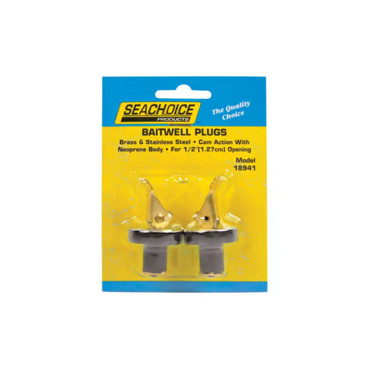 Seachoice Neoprene 1/2 in. W Deck and Baitwell Plugs 1 Pack