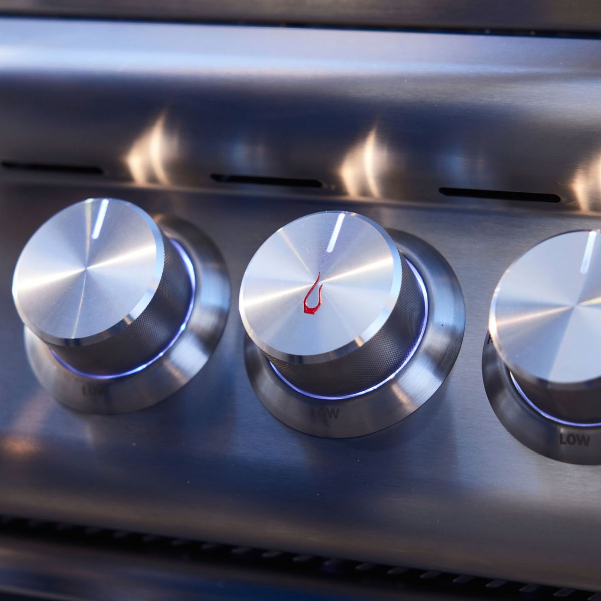 Blaze 32 in. 4-Burner Premium LTE Plus Gas Grill with Rear Burner and Built-in Lighting System