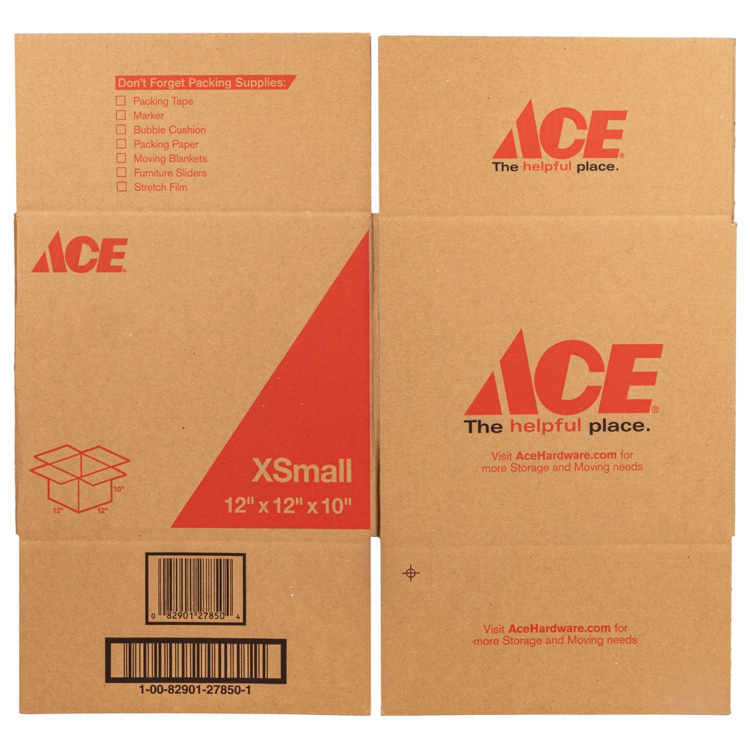 Ace 10.5 in. H X 12 in. W X 12 in. L Cardboard Corrgugated Box 1 pk