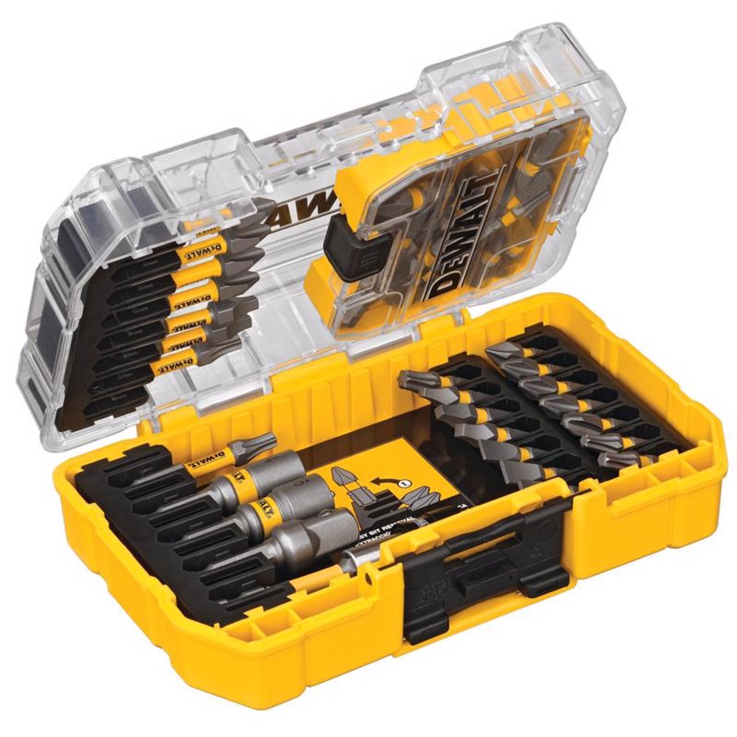 DEWALT Max Fit Assorted Screwdriver Bit Set S2 Tool Steel 50 pc