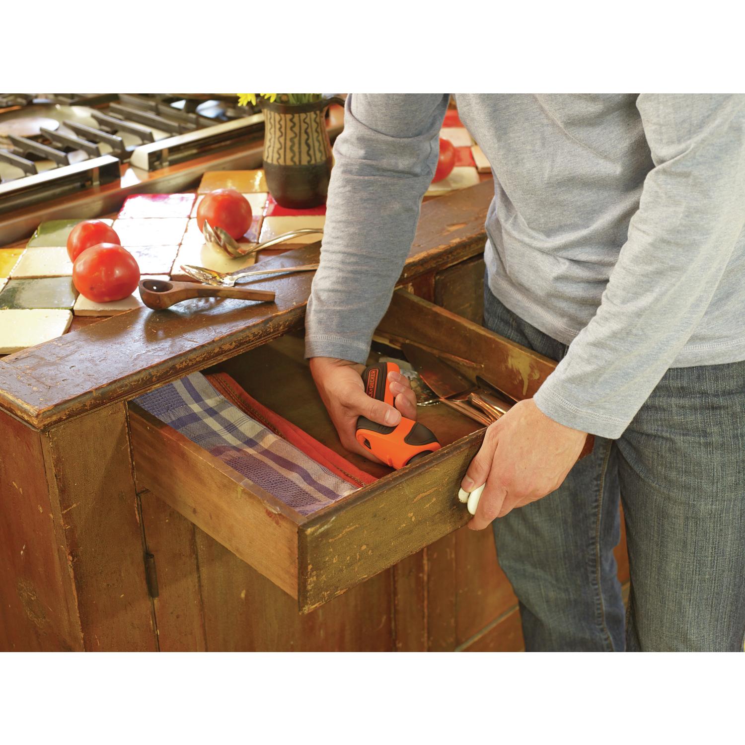 Black+Decker 4V MAX Cordless Rechargeable Screwdriver Tool Only