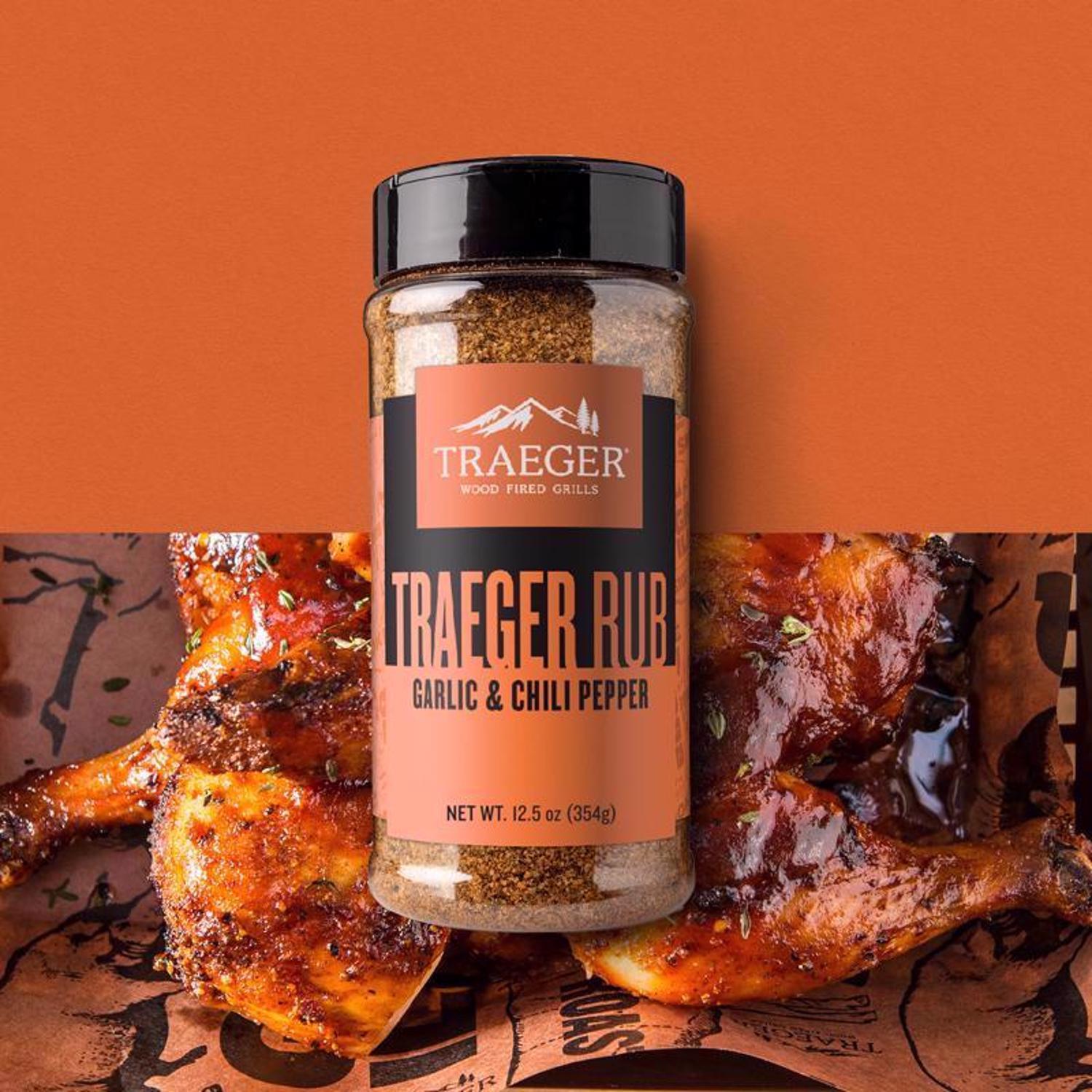 Traeger Garlic/Chili Pepper BBQ Rub 12.5 oz