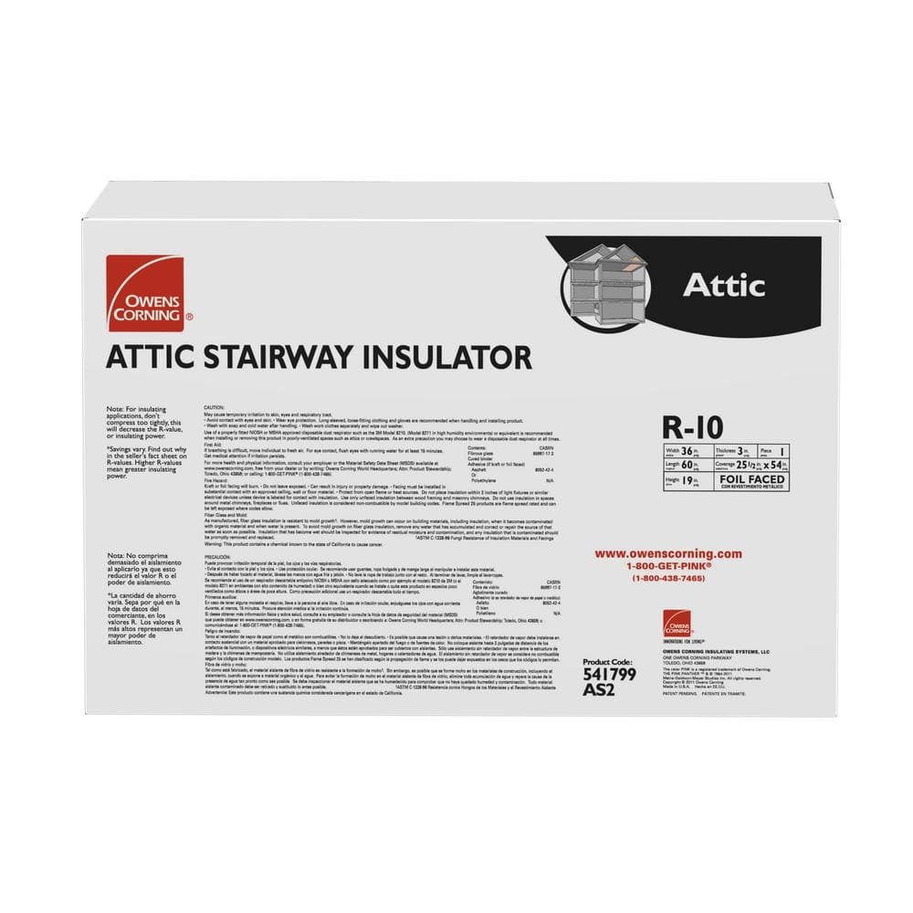 Owens Corning Attic Stair Insulator Tent Cover II 25-1/2 in. x 54 in.