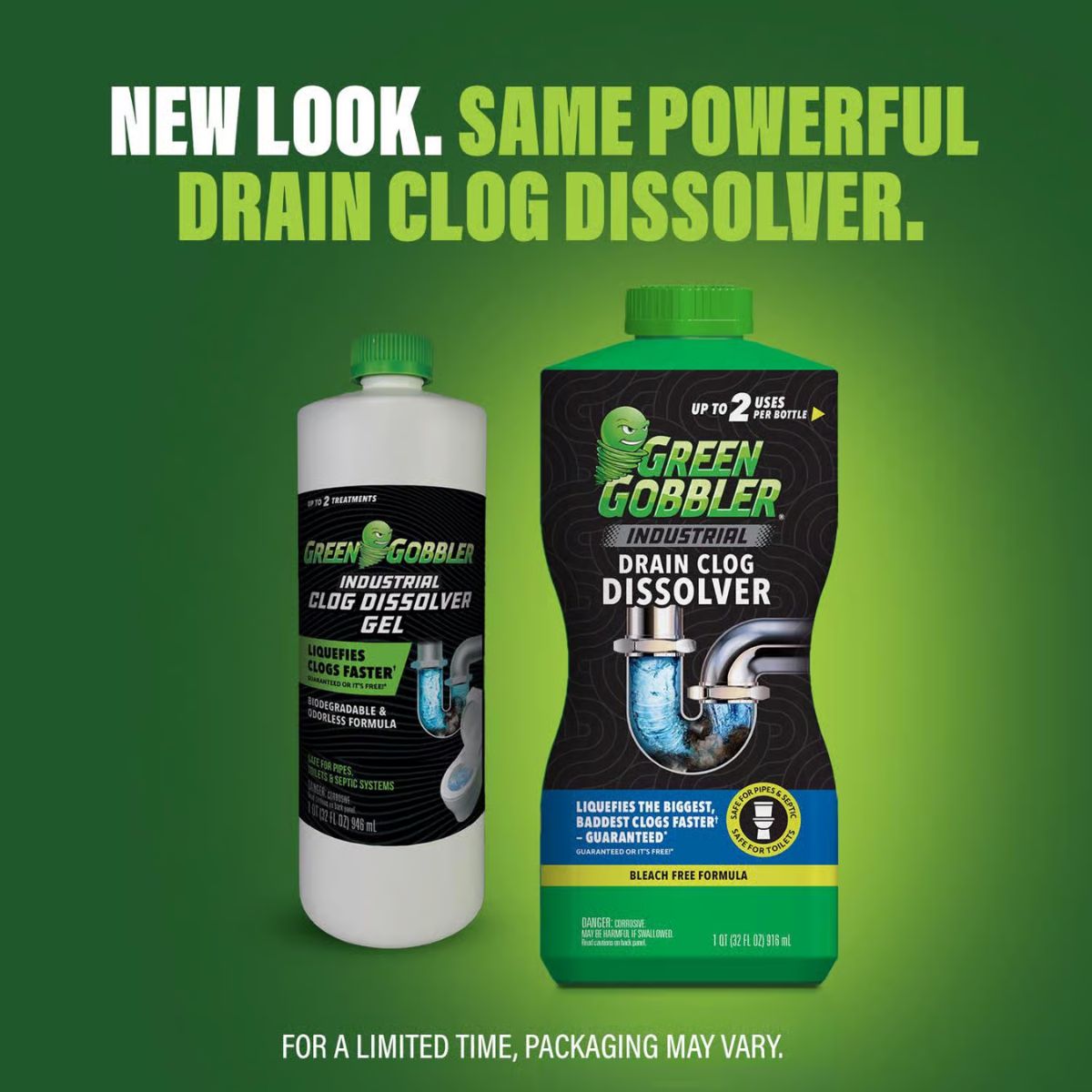 Green Gobbler Liquid Drain Clog Remover 32 fl. oz.