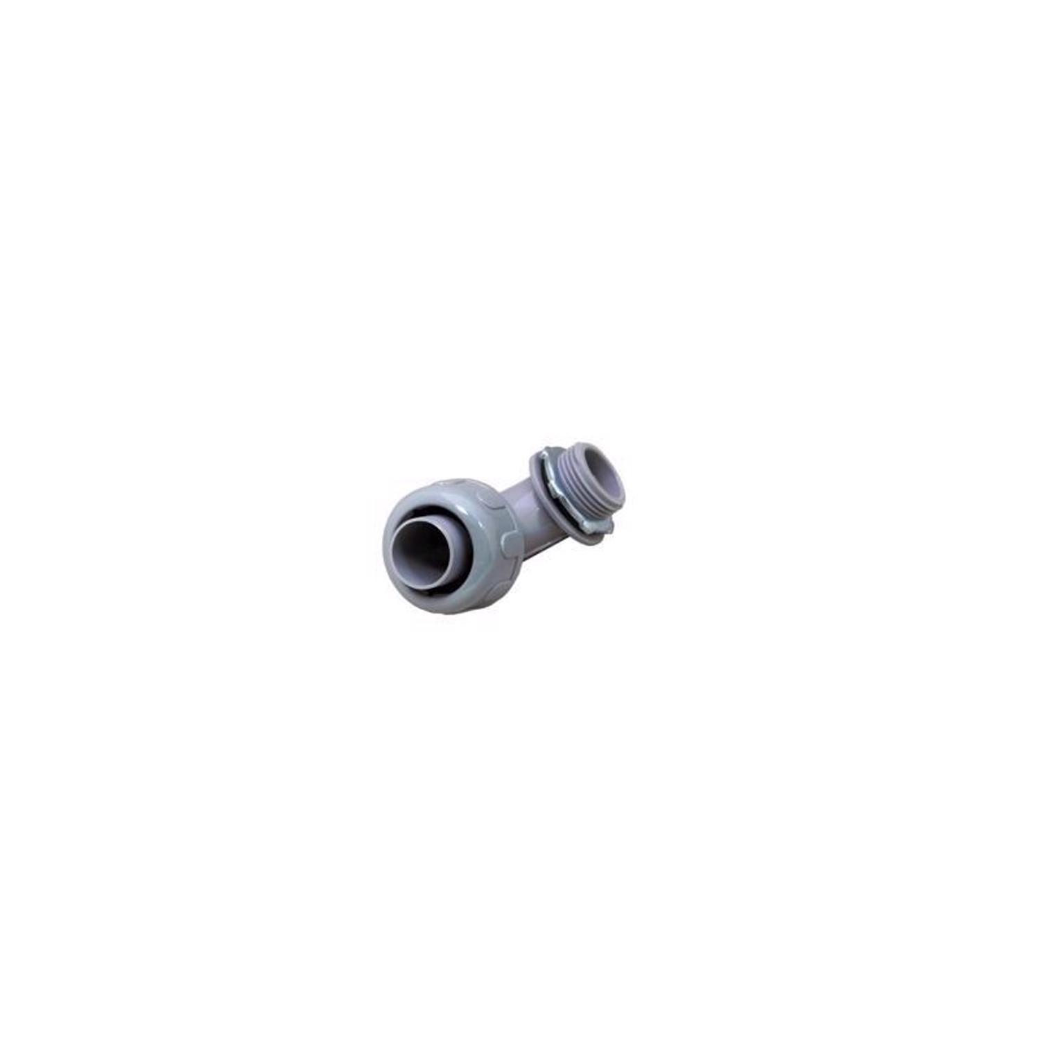 Sigma Engineered Solutions ProConnex 1/2 in. D Plastic 90 Degree Connector For Liquid Tight 1 pk