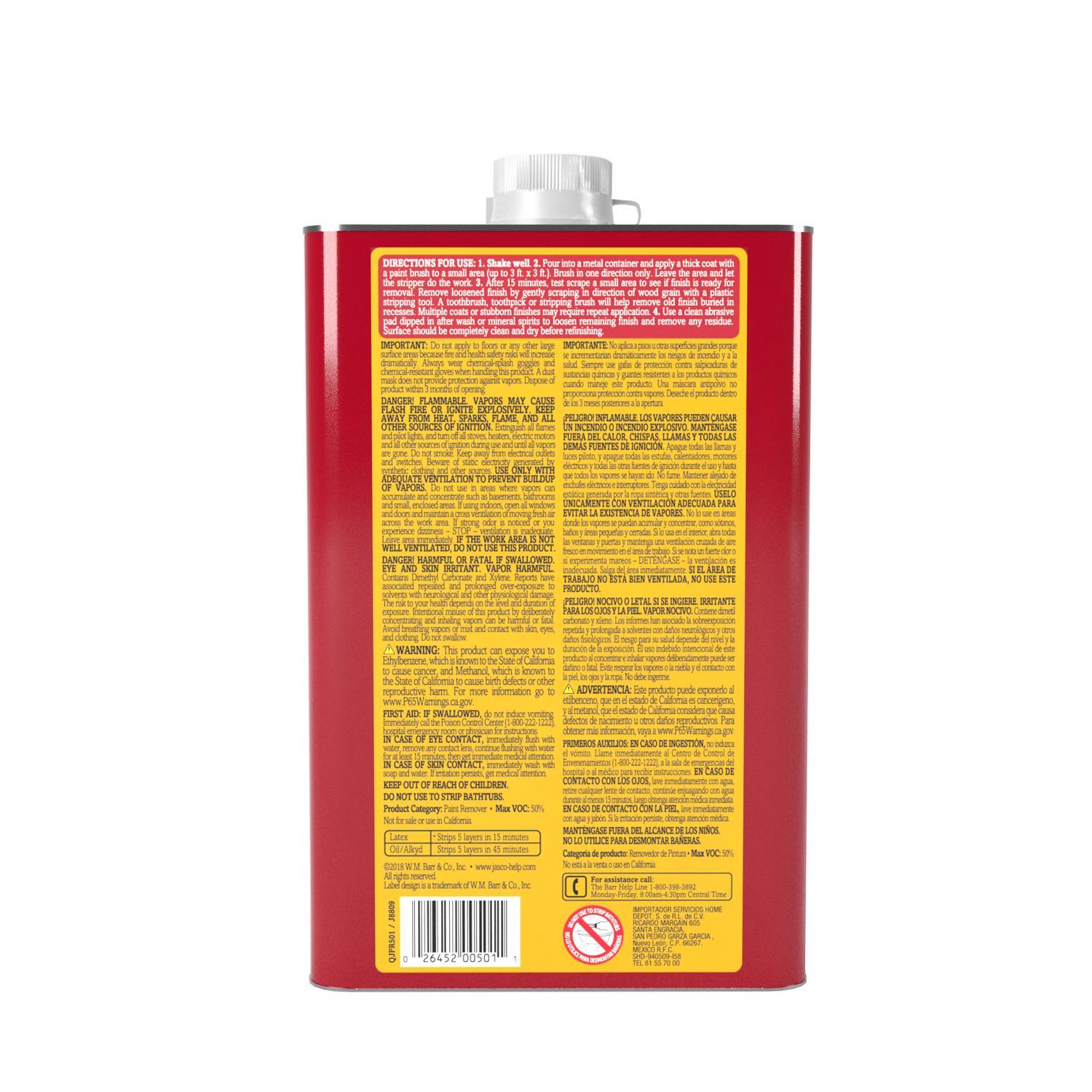 Jasco Premium Paint & Epoxy Remover 1 qt