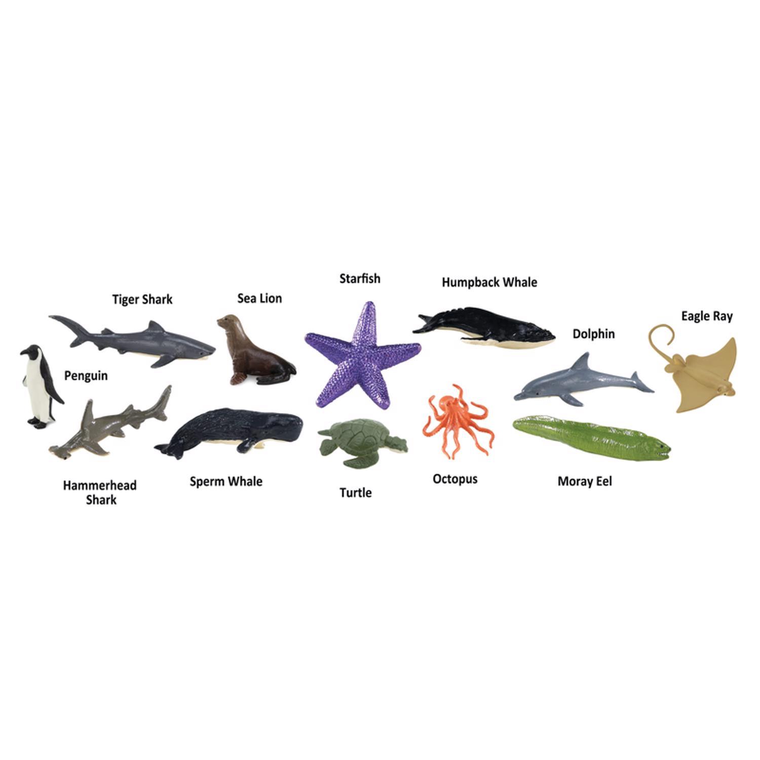 Safari Ltd. Toobs Ocean Toys Assorted 12 pc