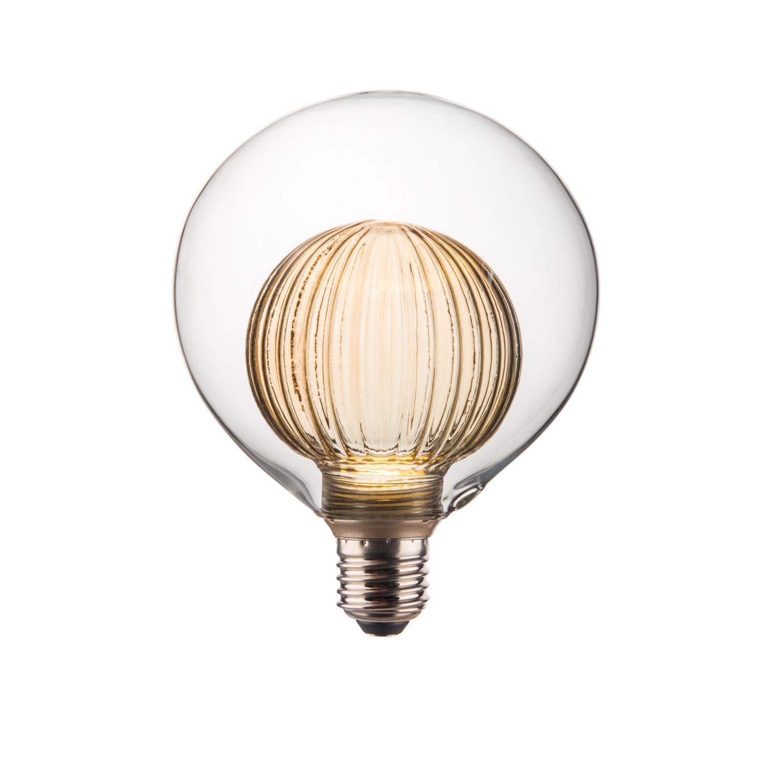 Globe Electric G40 E26 (Medium) LED Bulb Soft White 3 Watt Equivalence 1 Pack