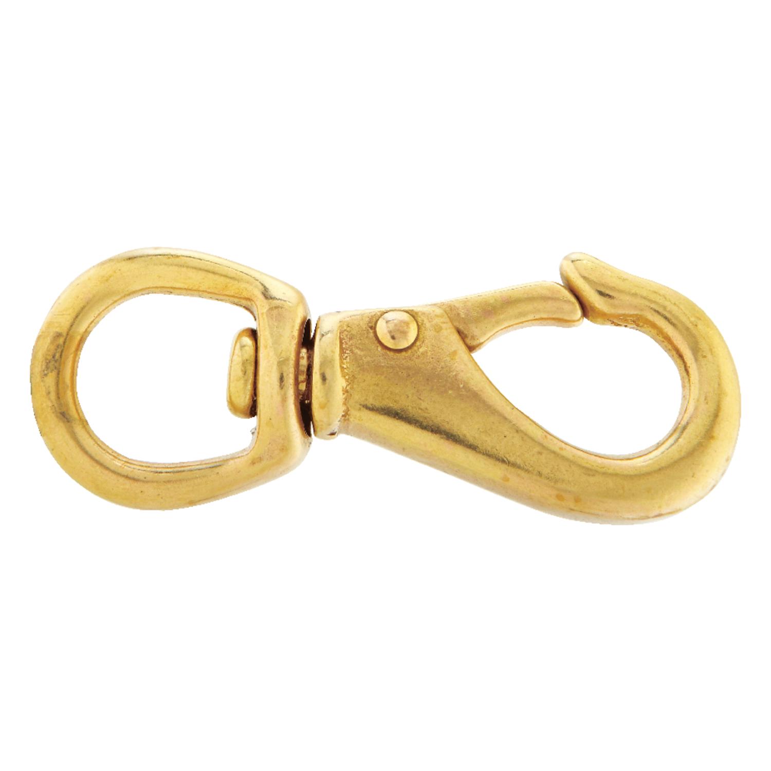 Campbell 5/8 in. D X 3-1/8 in. L Polished Bronze Quick Snap 60 lb