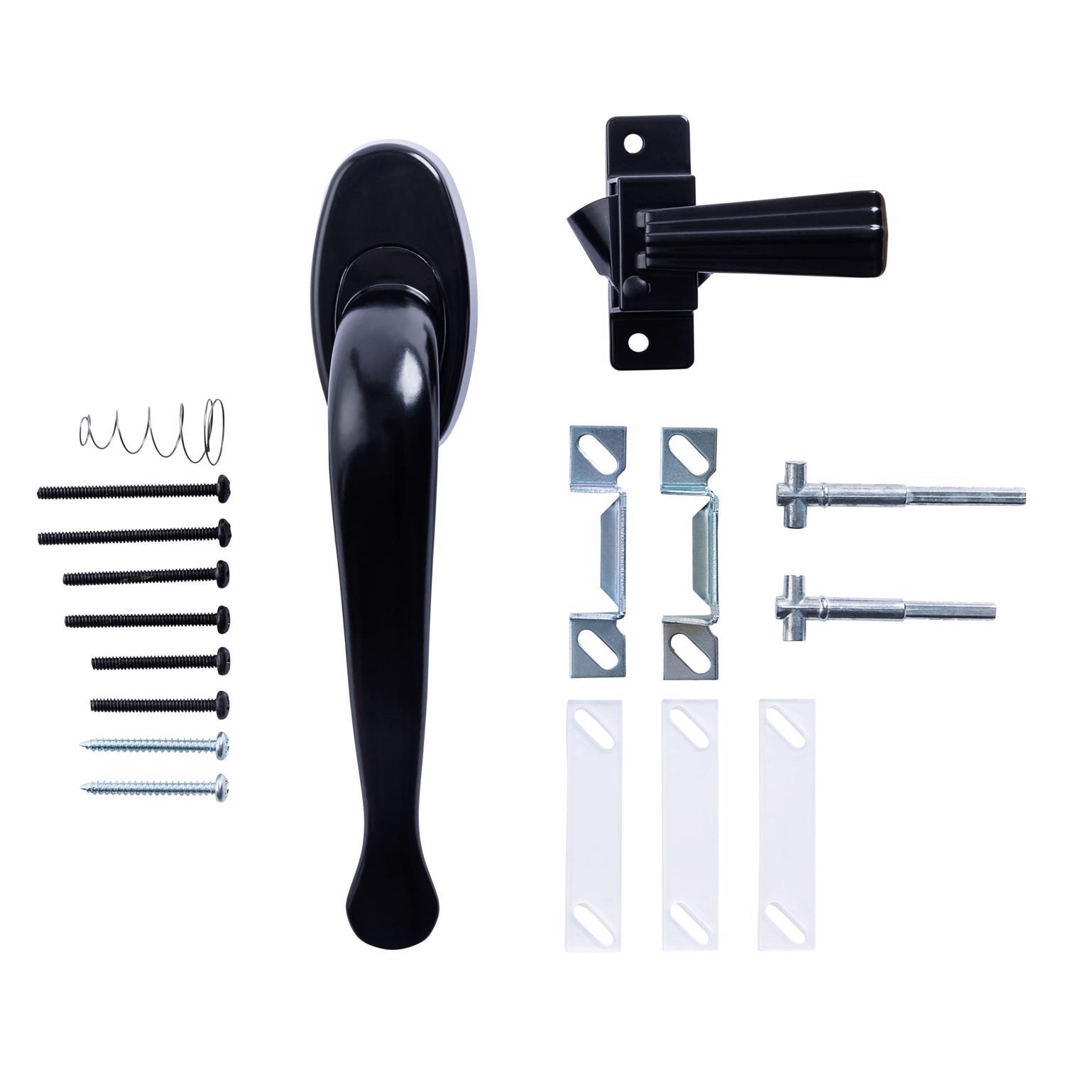 Ace Black Zinc Screen/Storm Door Hardware Set 1 pc