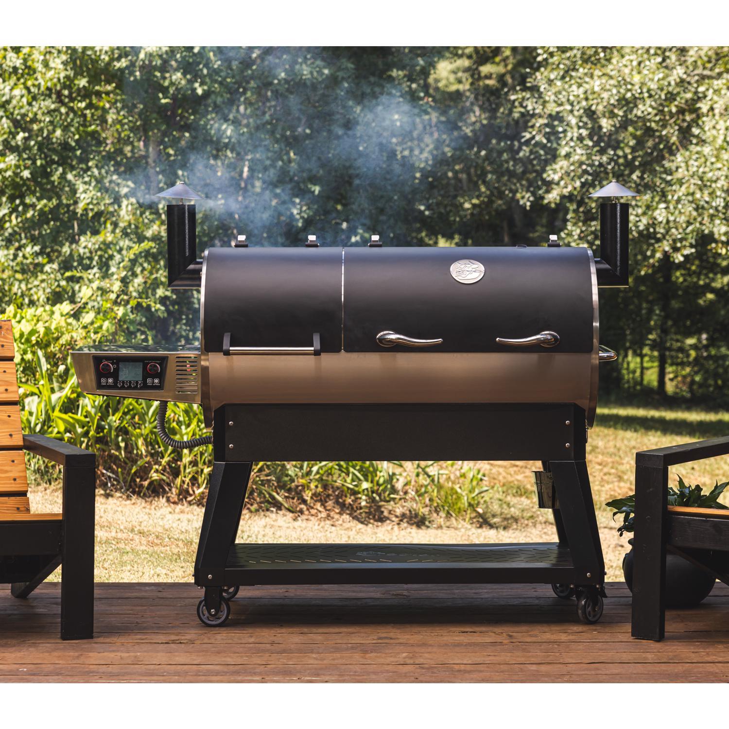 Recteq Wood Pellet Grill and Smoker Black/Silver