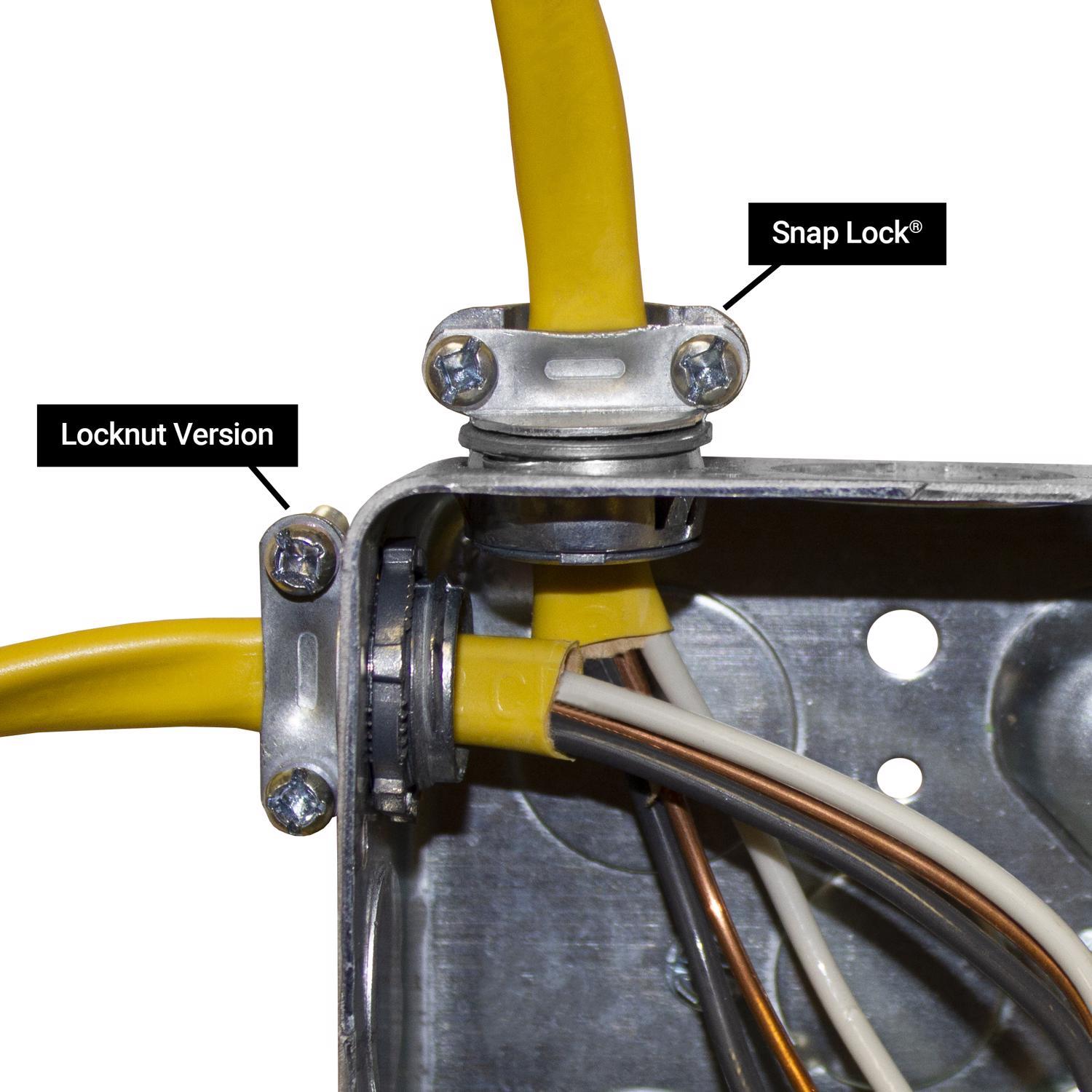 Sigma Engineered Solutions ProConnex NM/SE Clamp Cable Connector 1 in. D 1 pk