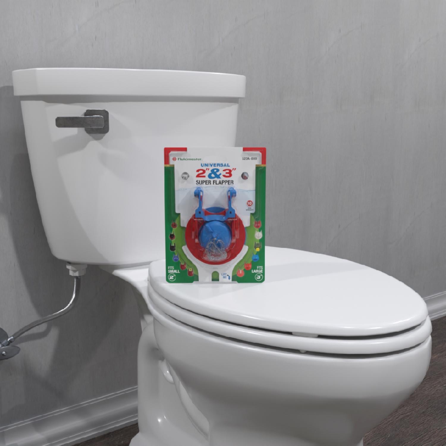 Fluidmaster Super Flapper Adjustable Flapper Multicolored Plastic/Rubber For Universal