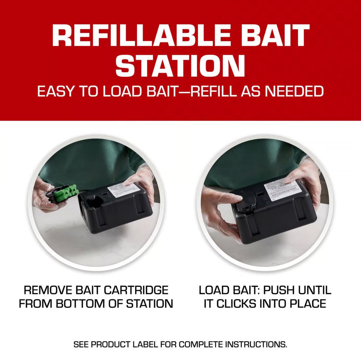 Tomcat Bait Station and Bait Blocks For Mice 4 oz. 4 Pack