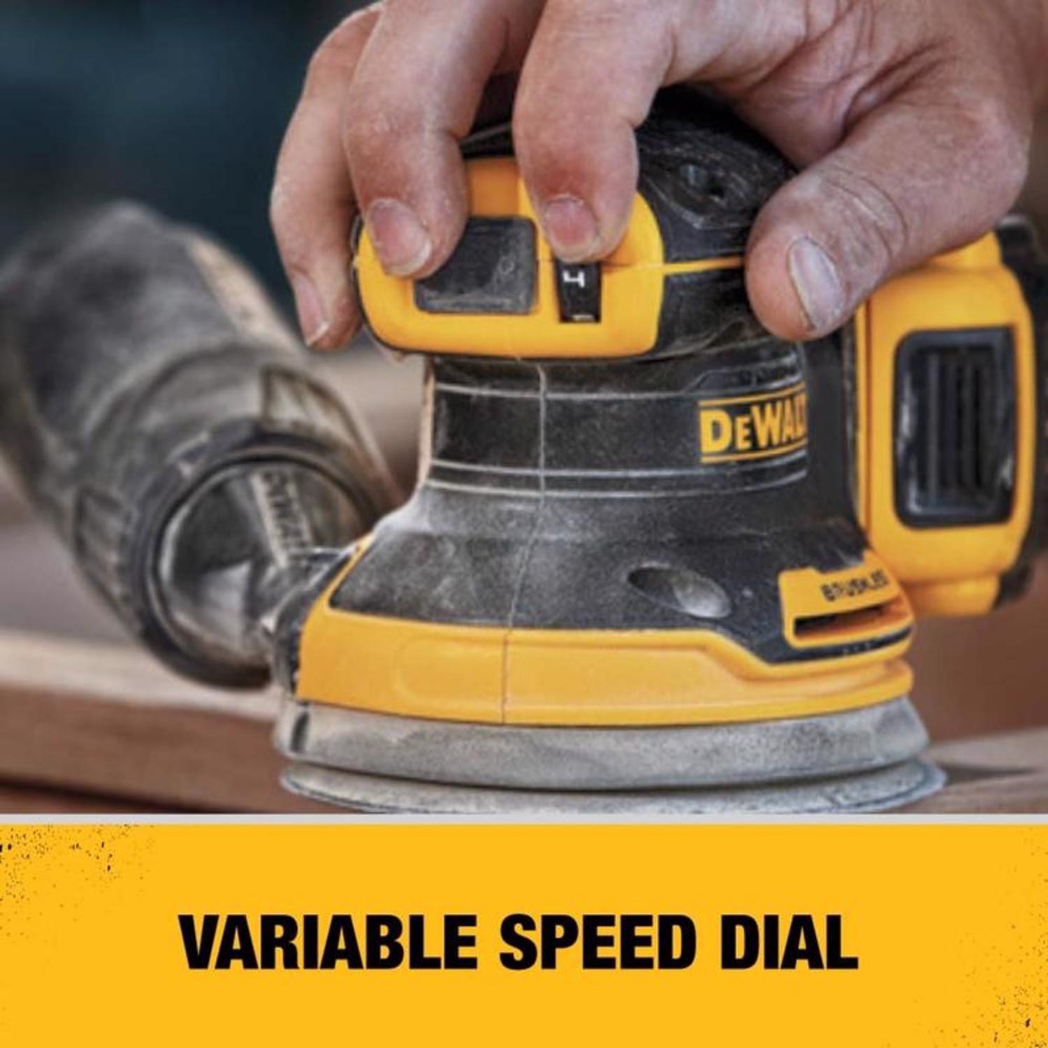 DeWalt 20V MAX XR Cordless 5 in. Brushless Random Orbit Sander Tool Only