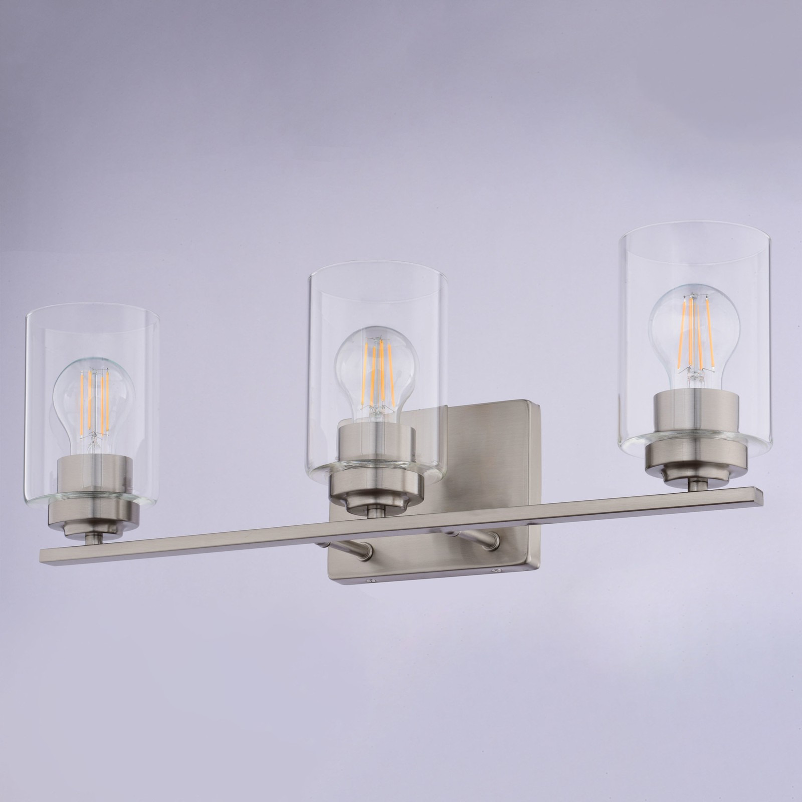 Vaxcel Lighting W0528 Park Ridge 3 Light 22 in.W Vanity Light - Nickel