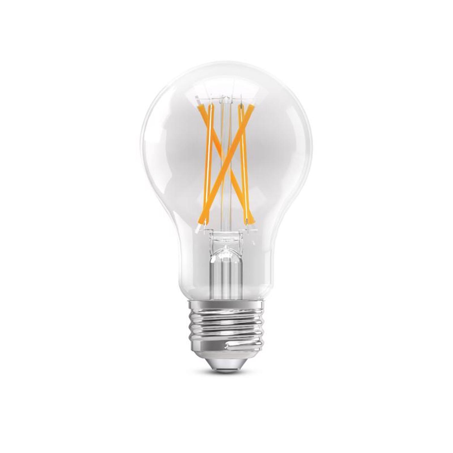 Feit A19 E26 (Medium) Filament LED Bulb Soft White 100 Watt Equivalence 4 Pack