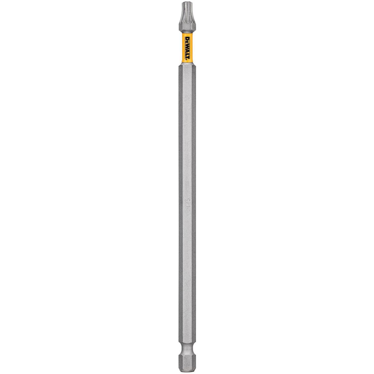 DEWALT Max Fit Torx T25 X 6 in. L Screwdriver Bit S2 Tool Steel 1 pc