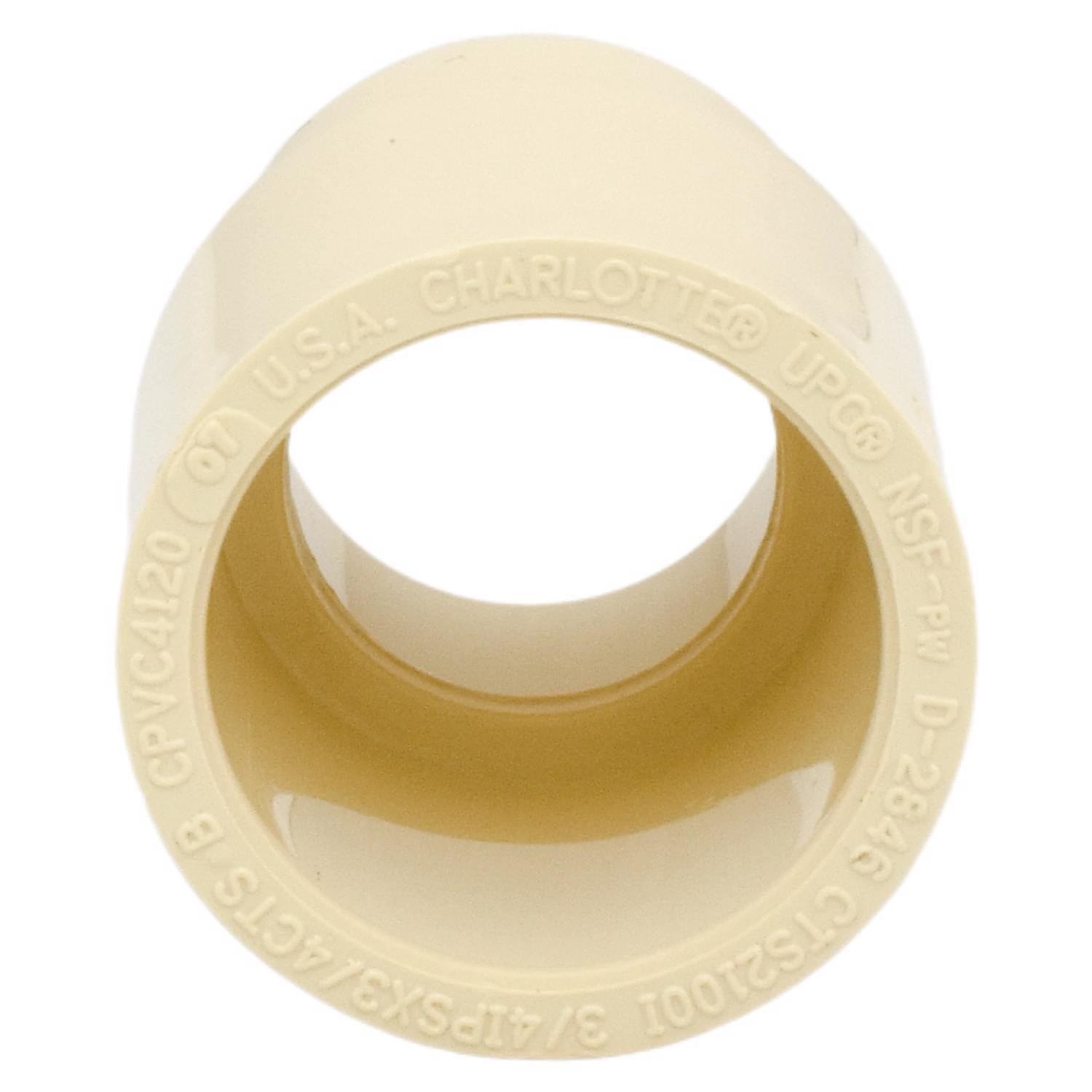 Charlotte Pipe 3/4 in. Slip X 3/4 in. D Slip CPVC Adapter 1 pk