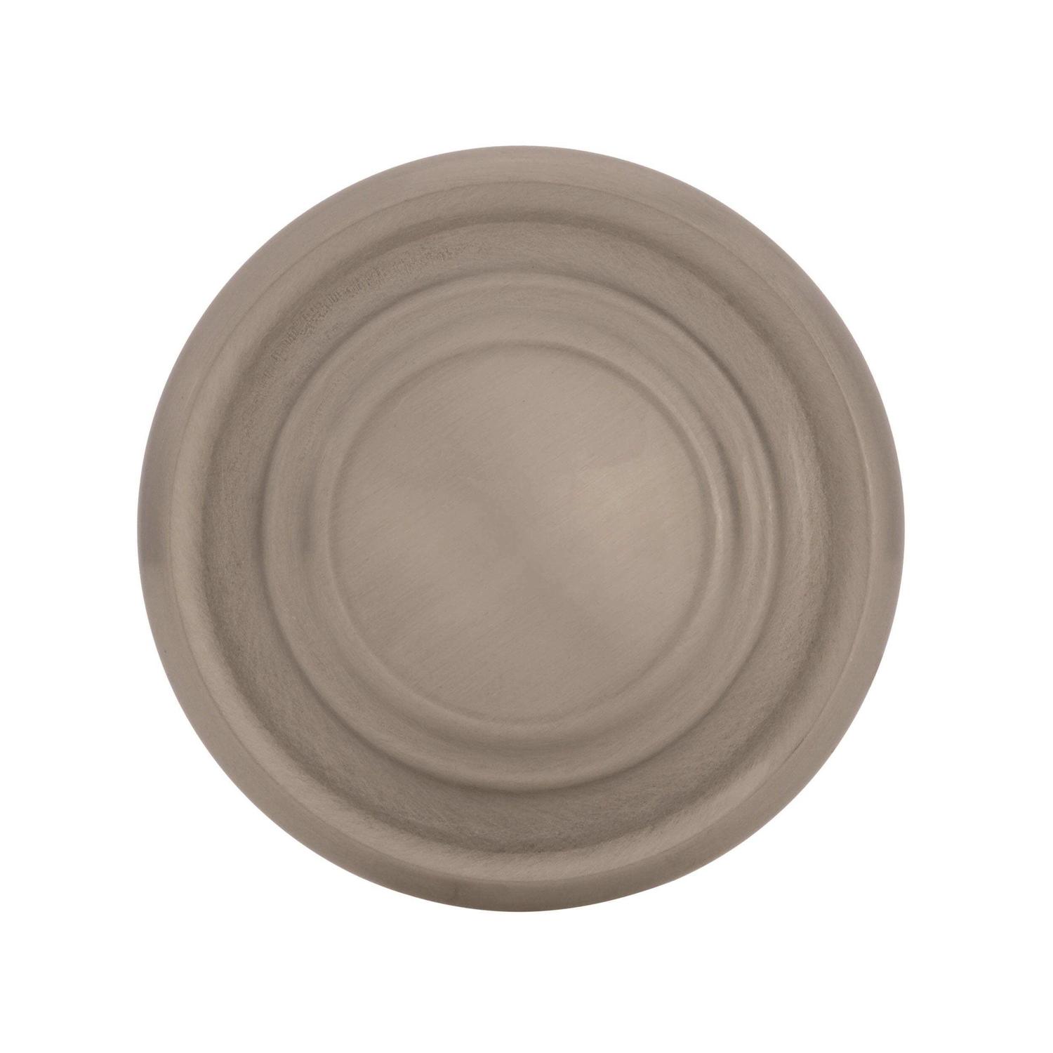 Amerock Inspirations Round Cabinet Knob 1-1/4 in. D 1 in. Satin Nickel 10 pk
