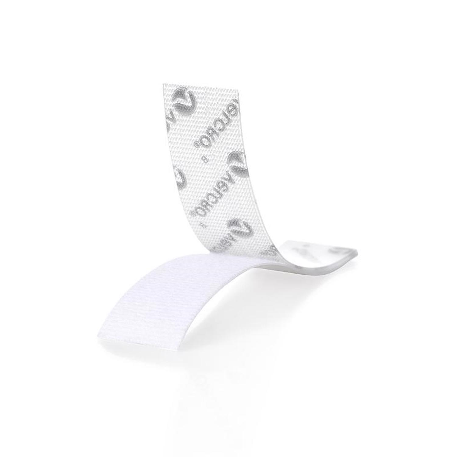 VELCRO Brand Thin Clear Small Nylon Hook and Loop Fastener 3-1/2 in. L 4 pk