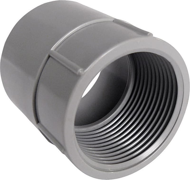 Cantex 1-1/4 in. D PVC Female Adapter For PVC 1 pk