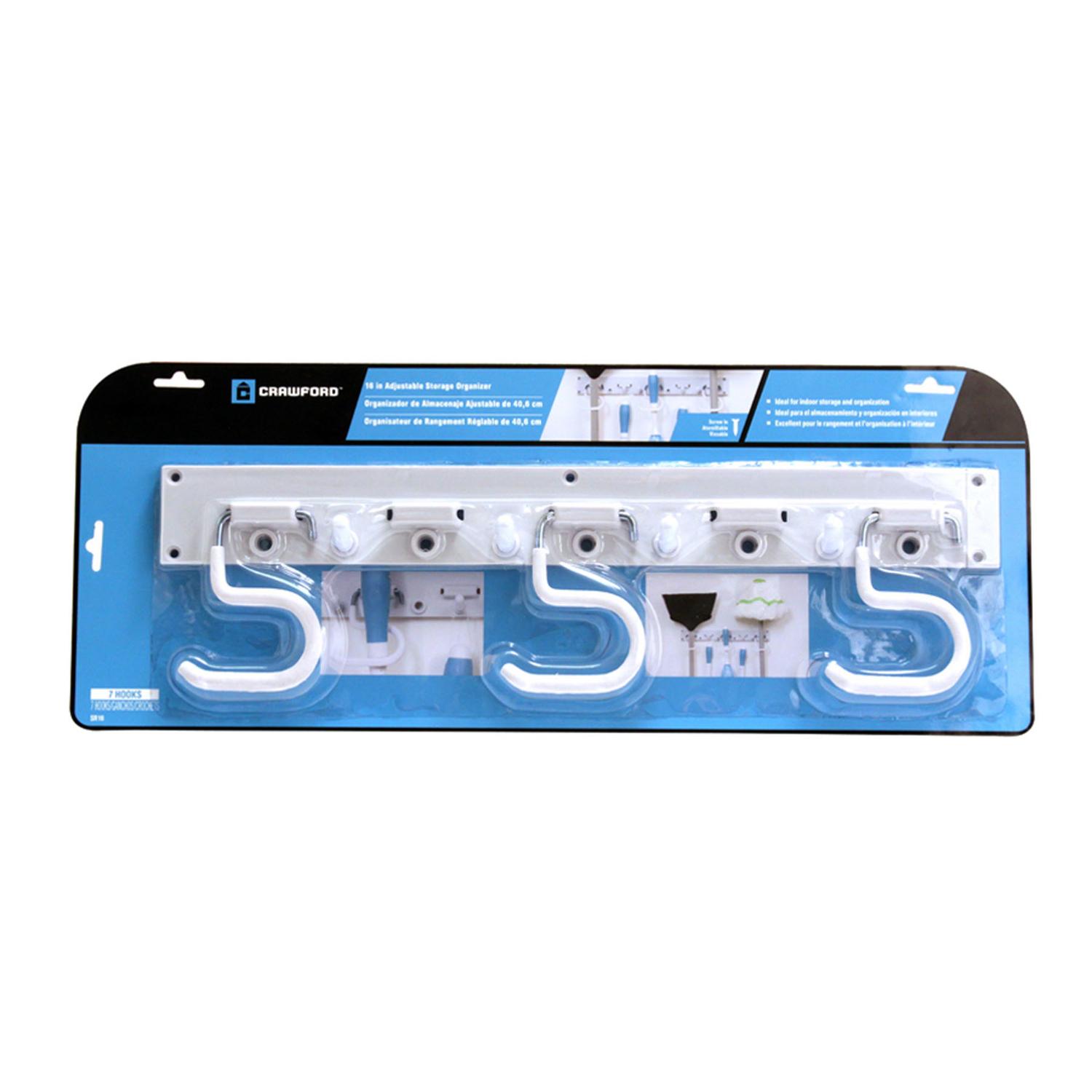 Crawford White Steel Rack 10 lb. cap. 1 pk