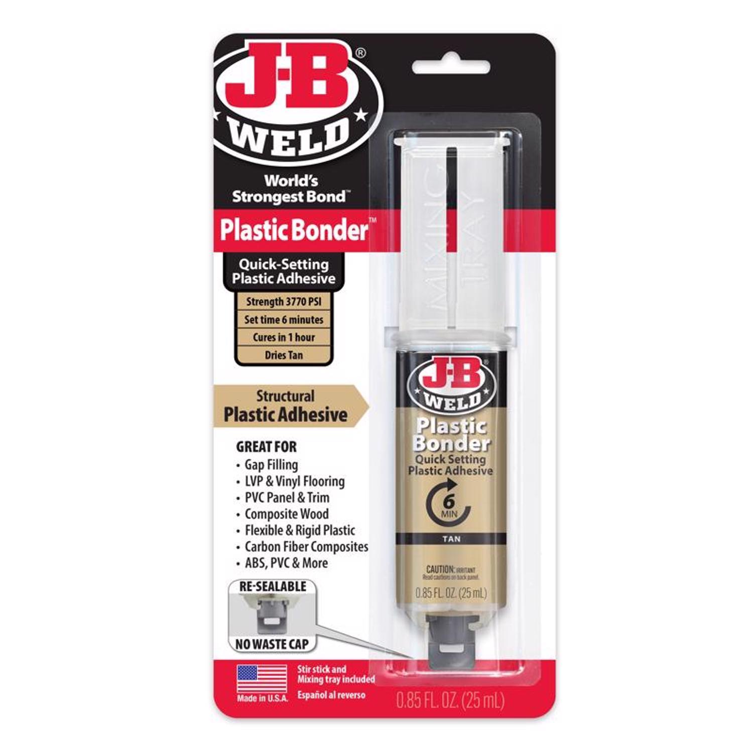 J-B Weld High Strength Plastic Bonder Liquid 0.85 oz