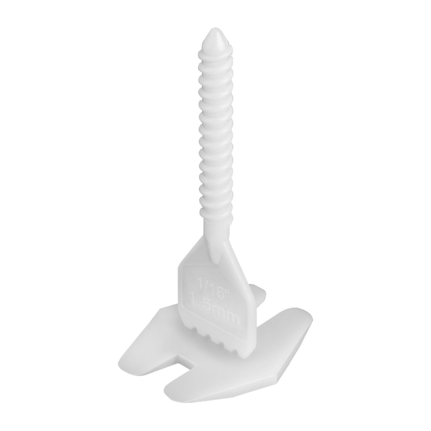 QEP Lash 1/16 in. H Plastic Tile Leveling Clips 100 pc