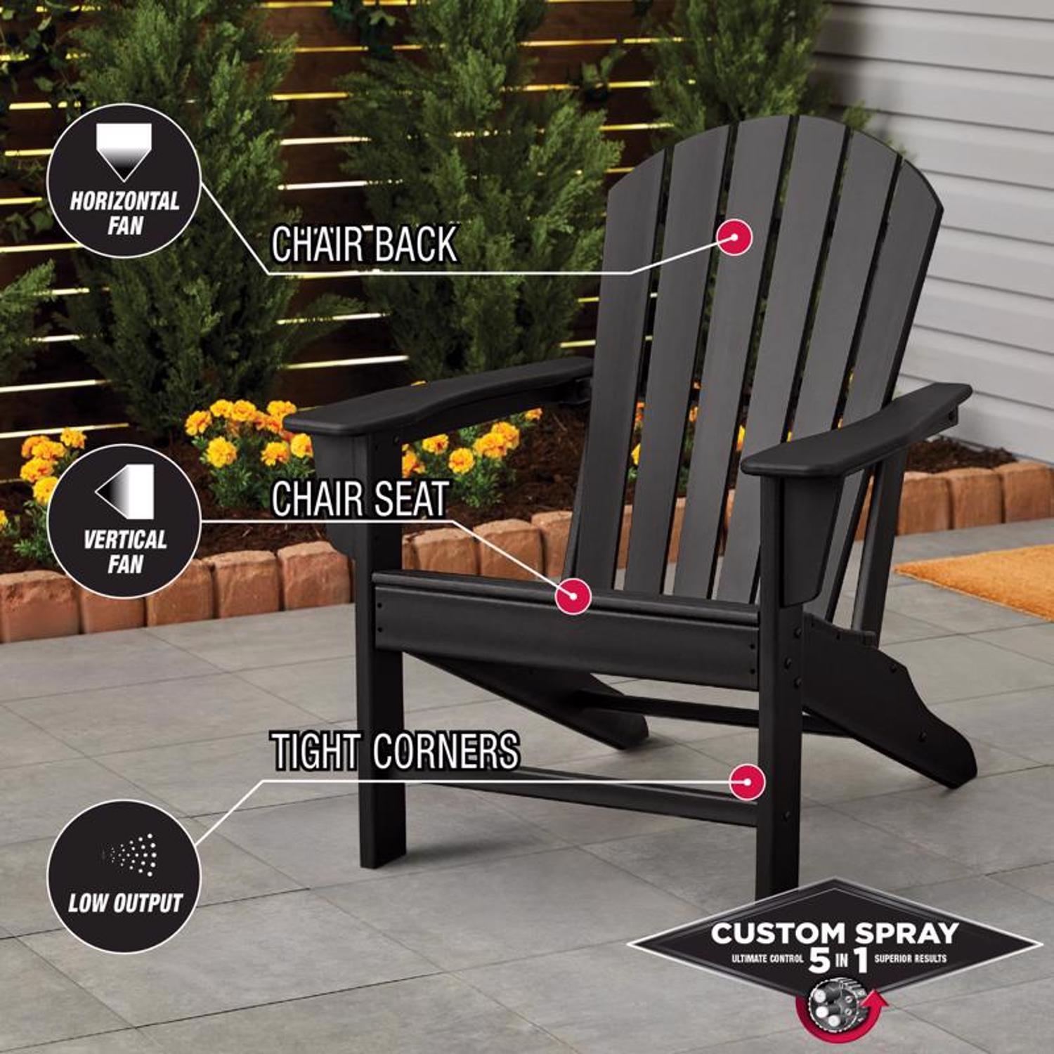 Rust-Oleum Stops Rust Custom Spray 5-in-1 Semi-Gloss Black Spray Paint 12 oz