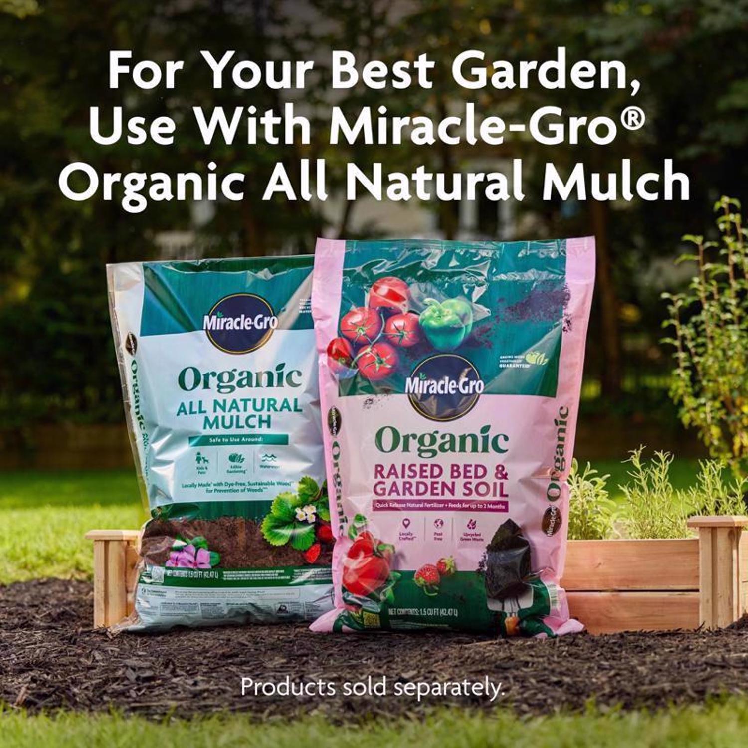 Miracle-Gro Organic Organic All Purpose Raised Bed Soil 1.5 cu ft