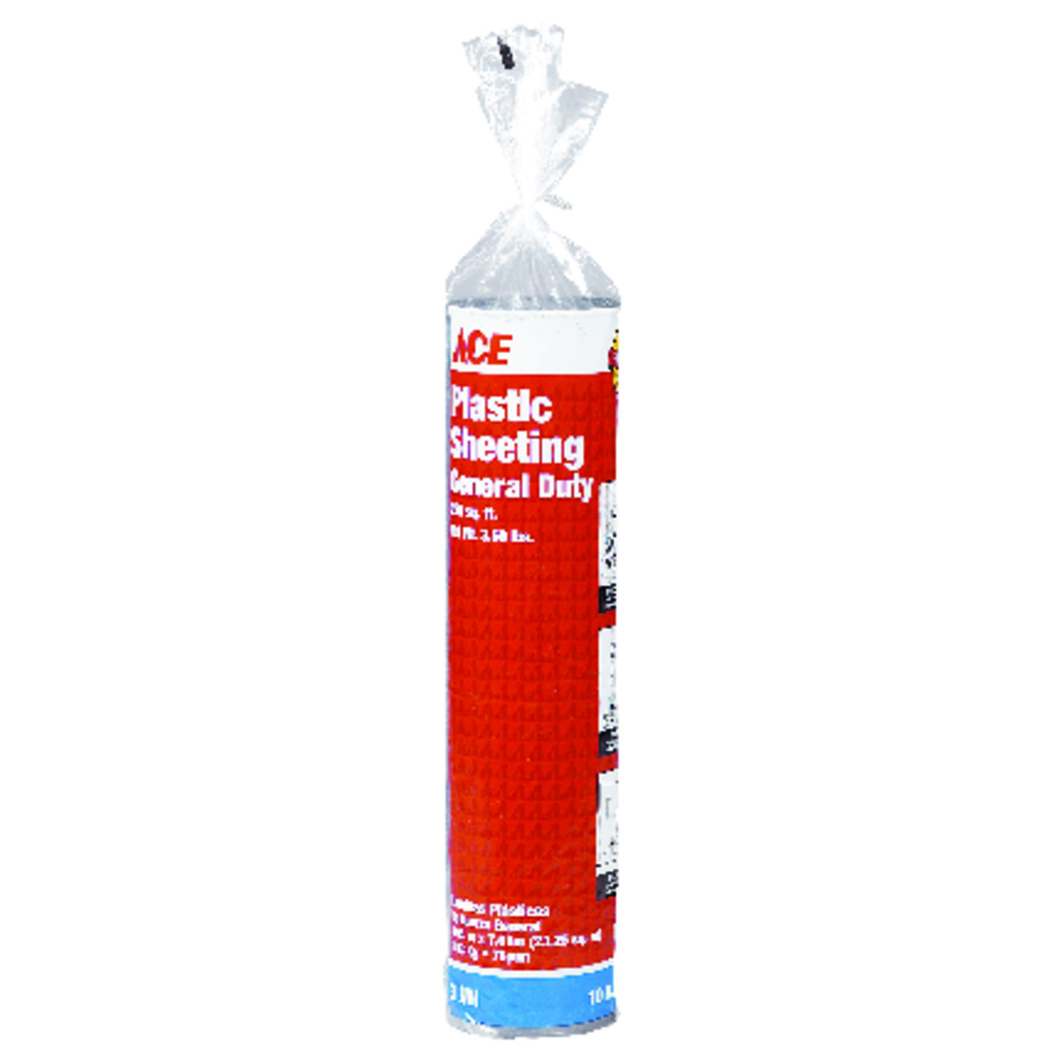 Ace Plastic Sheeting 3 mil X 10 ft. W X 25 ft. L Polyethylene Black