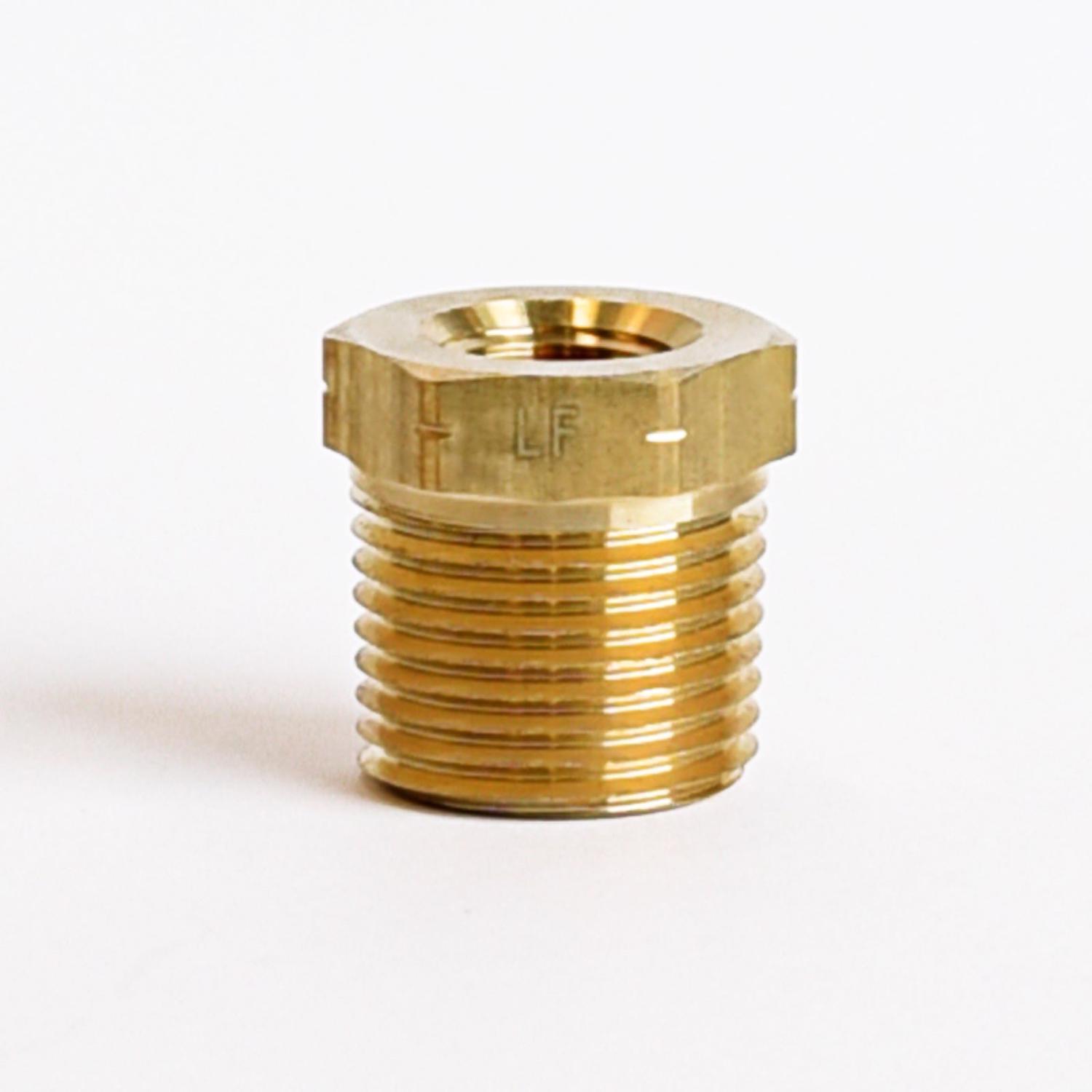 ATC 3/8 in. MPT 1/8 in. D FPT Brass Hex Bushing