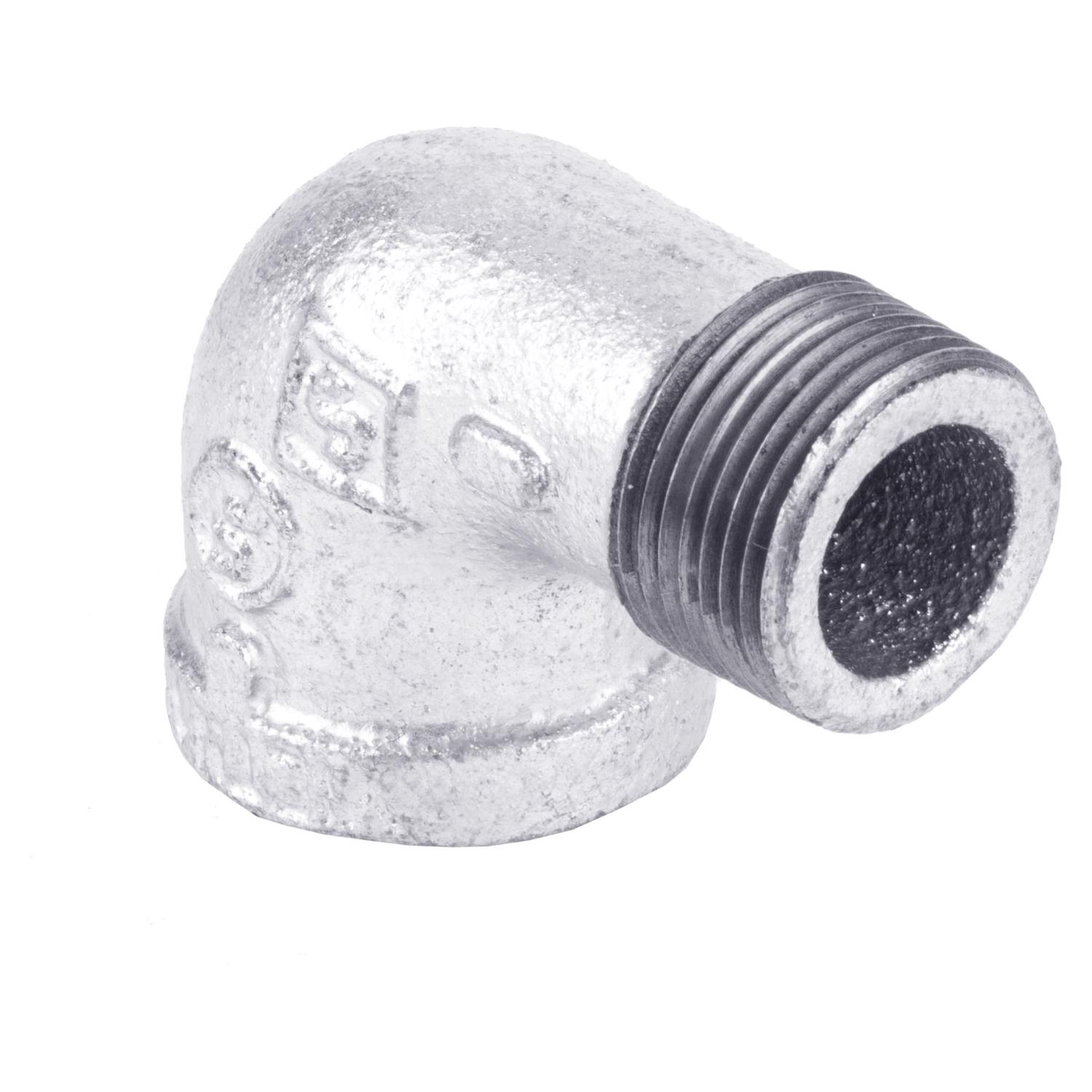STZ Industries 1-1/2 in. FIP X 1-1/2 in. D MIP Galvanized Malleable Iron 90 Degree Street Elbow