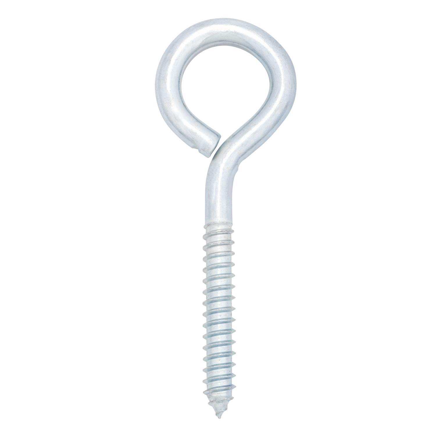 Hampton 7/16 in. X 5-1/4 in. L Zinc-Plated Steel Lag Thread Eyebolt