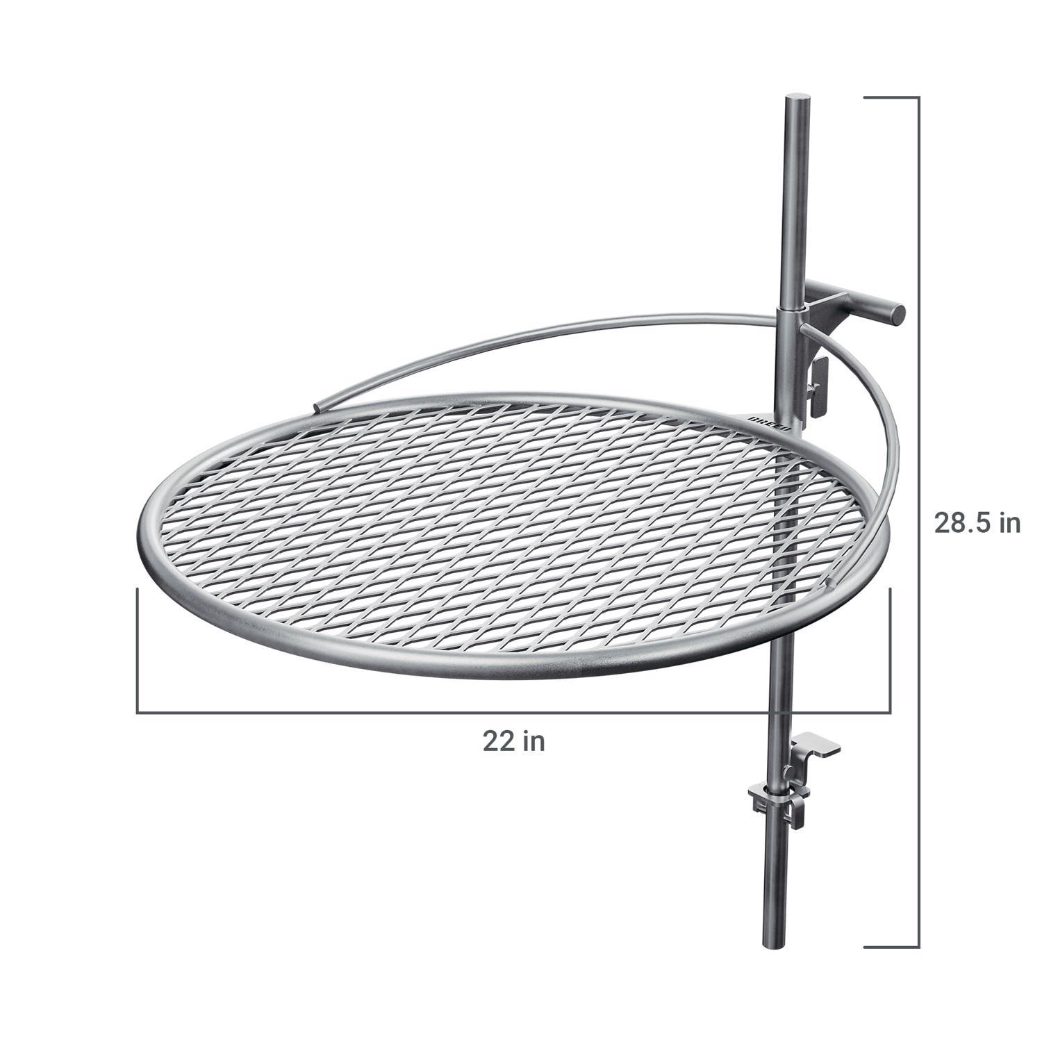 Breeo Outpost 24 Silver Camp Grill 34 in. H X 27 in. W 1 pk