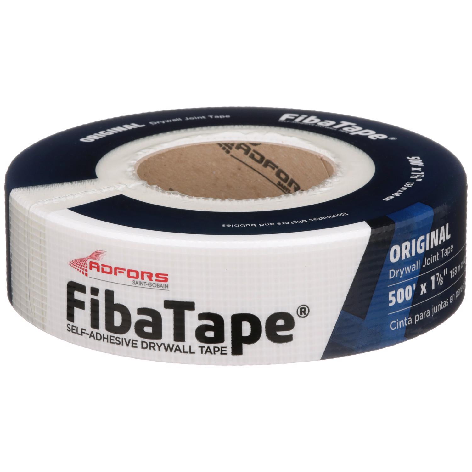 ADFORS FibaTape 500 ft. L X 1-7/8 in. W Fiberglass Mesh White Self Adhesive Drywall Joint Tape