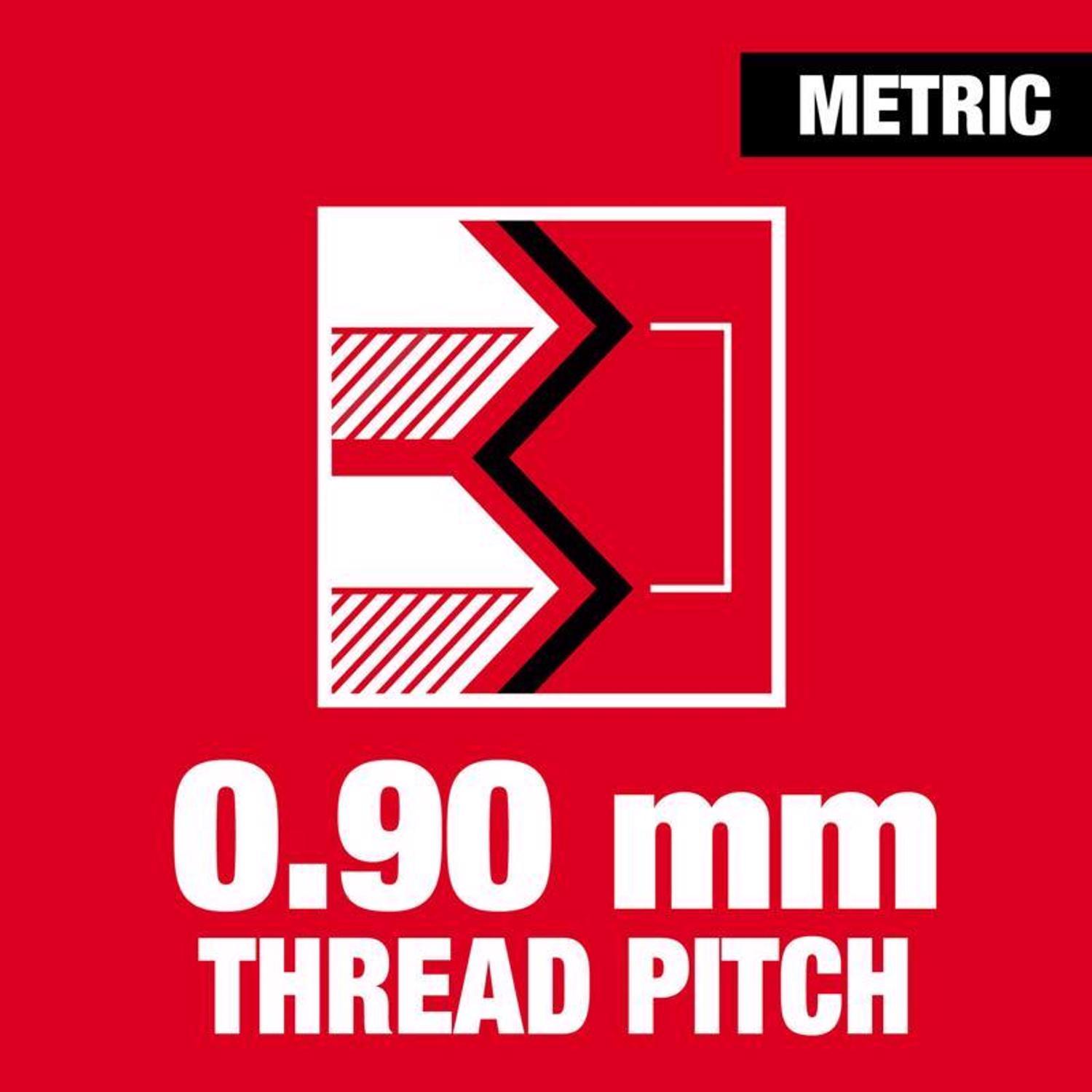 Milwaukee Metric M5x0.9 mm 1" Hex Threading Die
