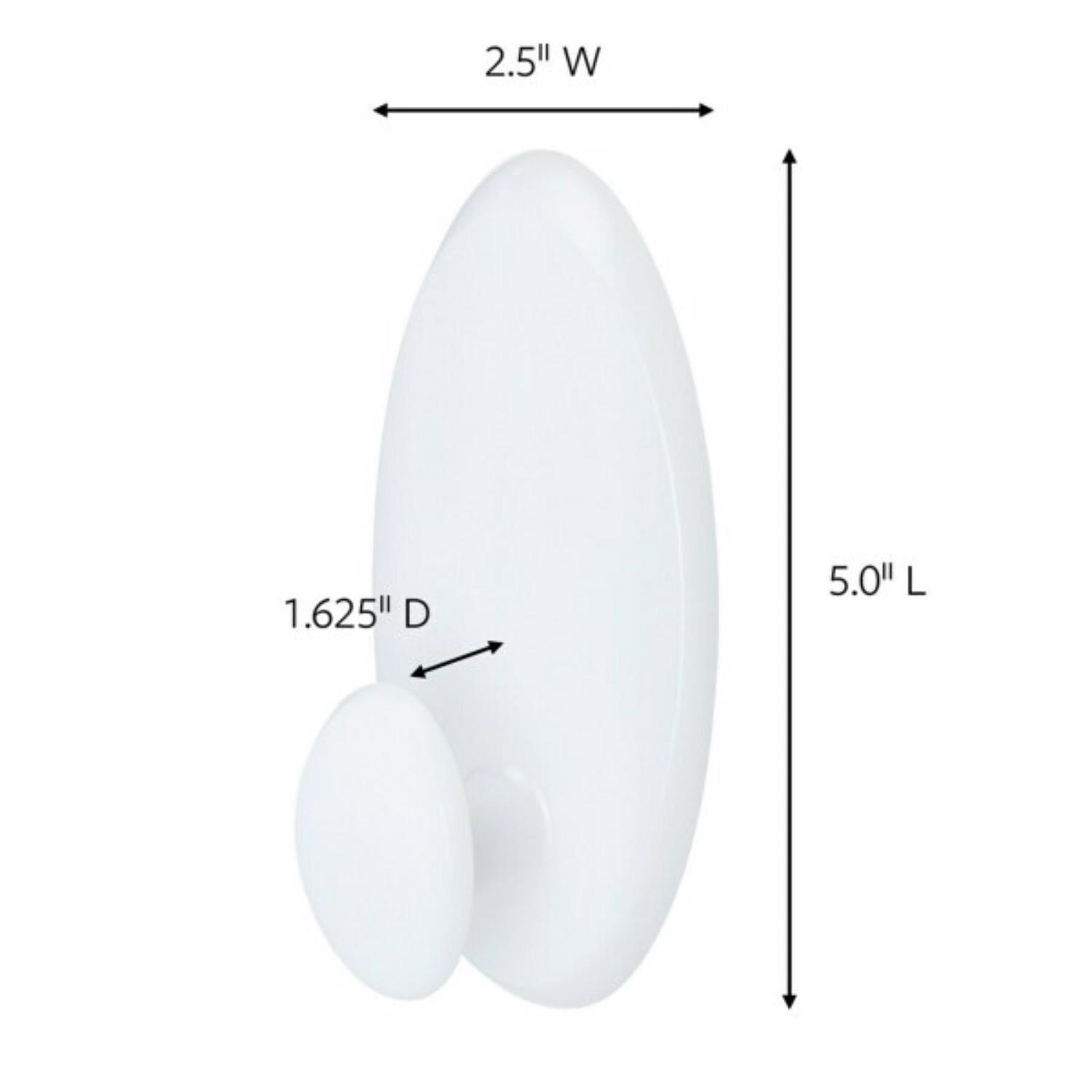 3M Command Large Plastic Hook 5 in. L 1 pk