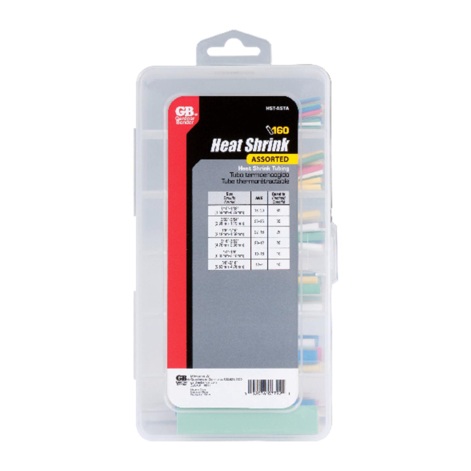 Gardner Bender Heat Shrink Tubing Assorted Colors 160 pk