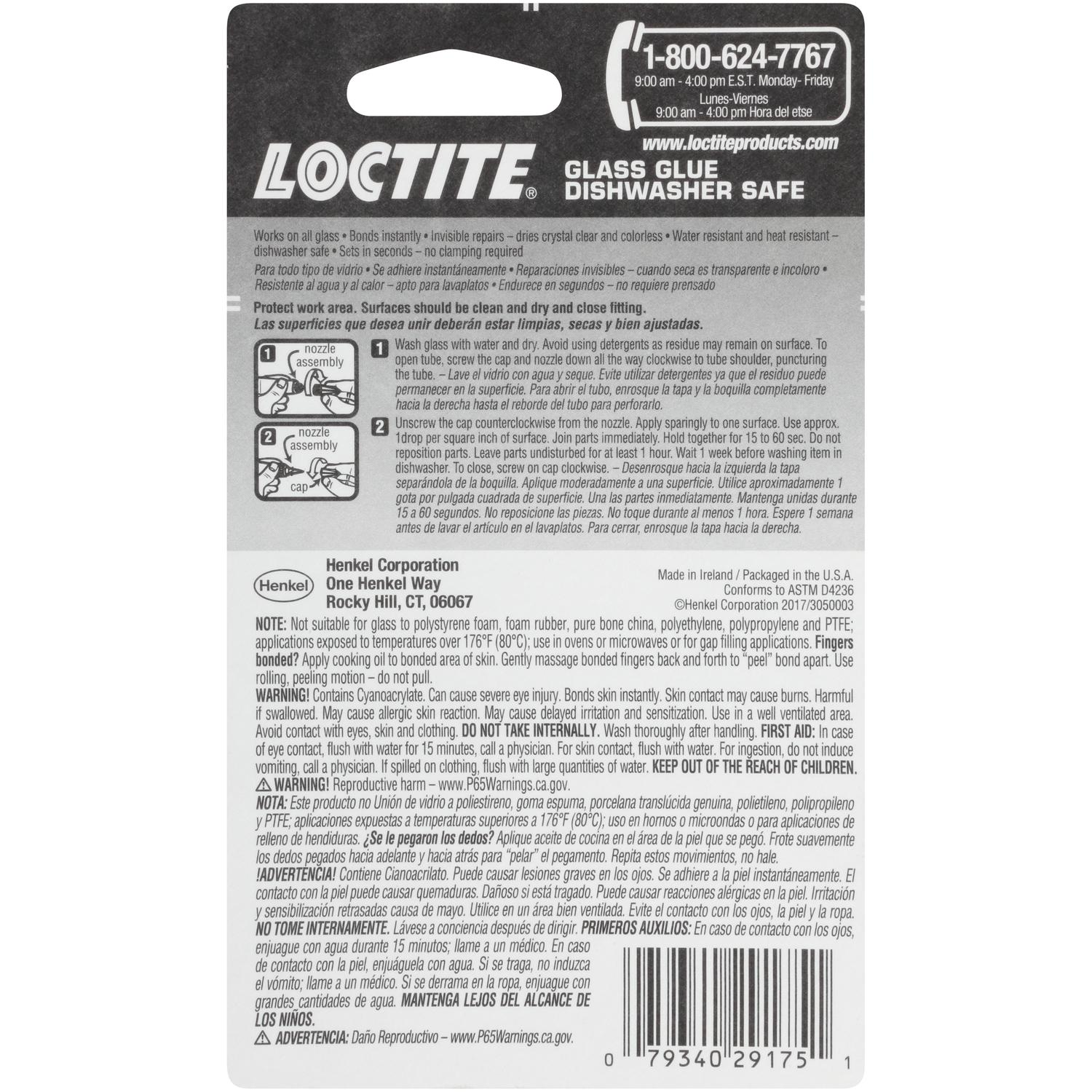 Loctite Glass Glue High Strength Glue Clear Glass Glue 2 gm