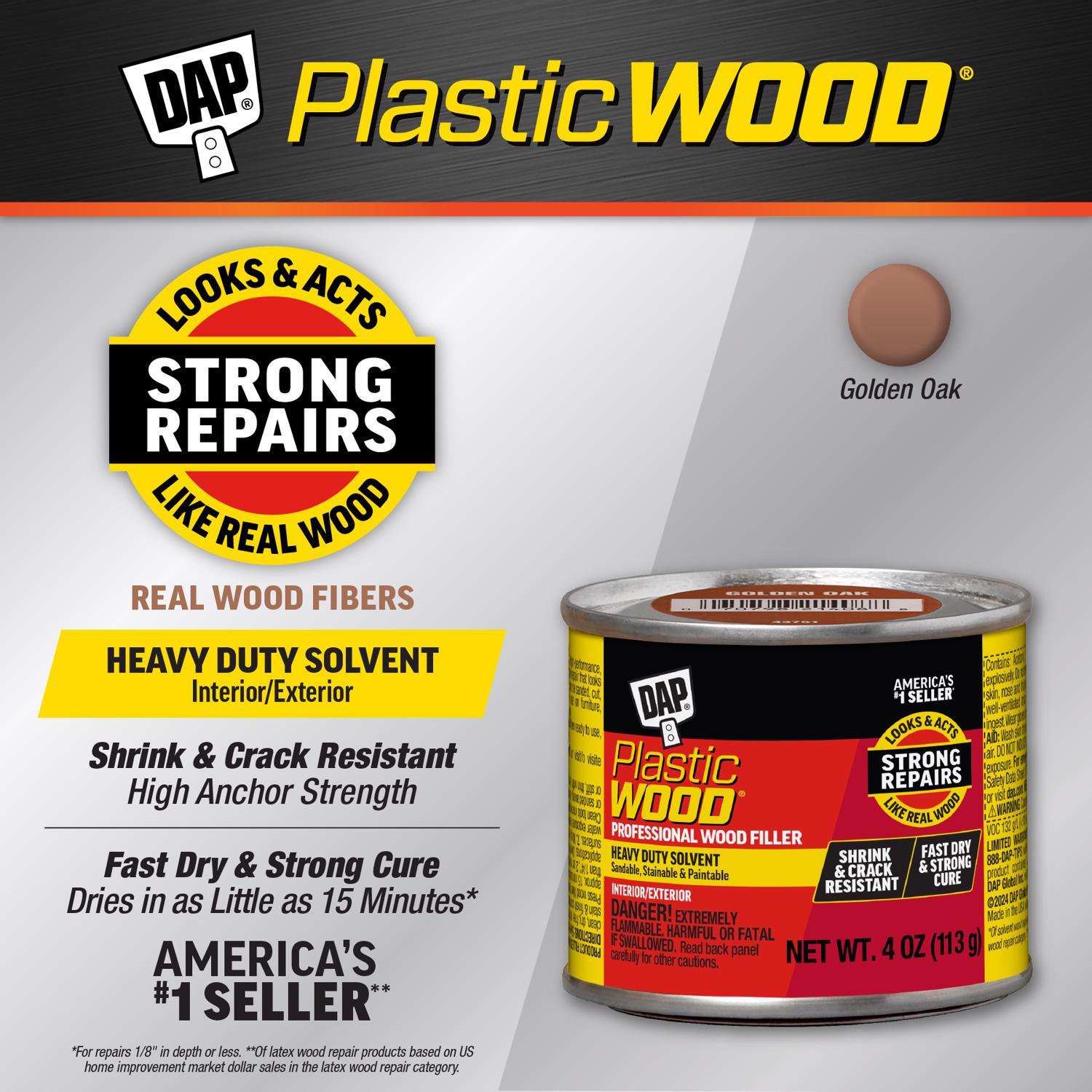 DAP Plastic Wood Golden Oak Wood Filler 4 oz