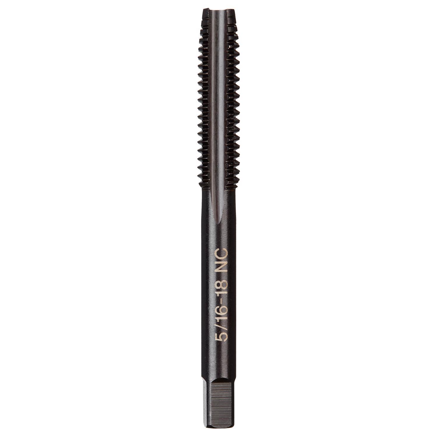 Milwaukee SAE 5/16-18 NC Straight Flute Plug Tap