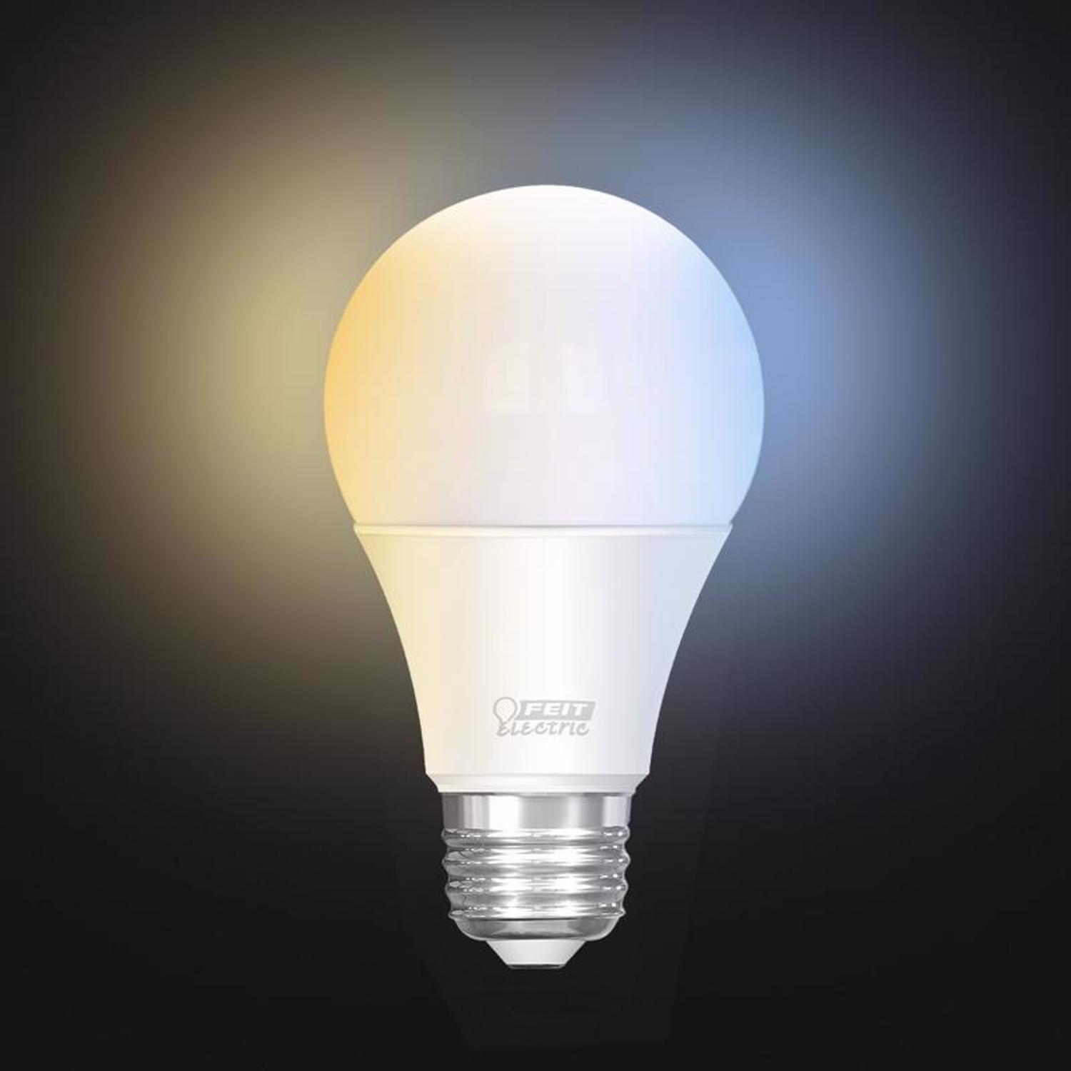 Feit A19 E26 (Medium) Smart-Enabled LED Bulb Tunable White 60 Watt Equivalence 1 pk