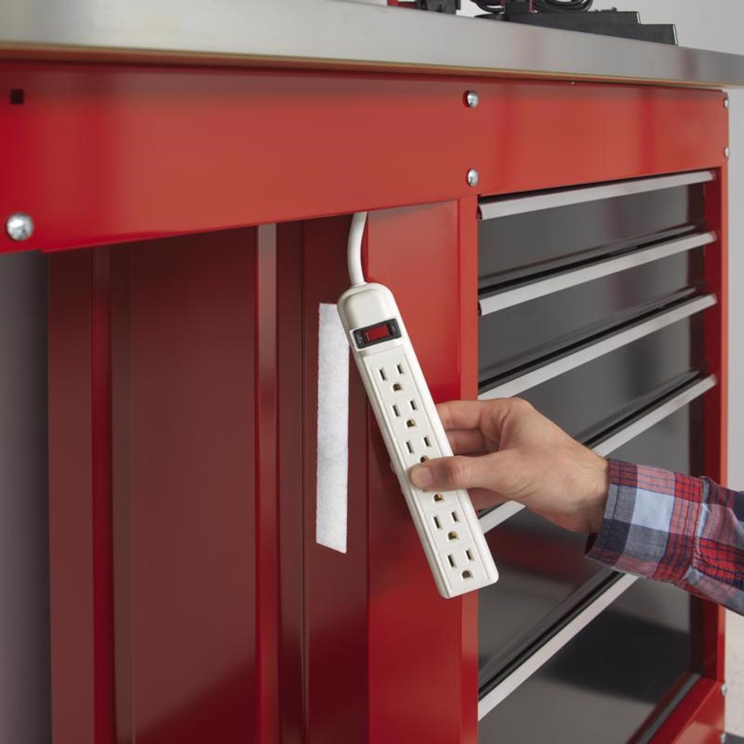 VELCRO Brand Industrial Strength Medium Nylon Hook and Loop Fastener 48 in. L 1 pk