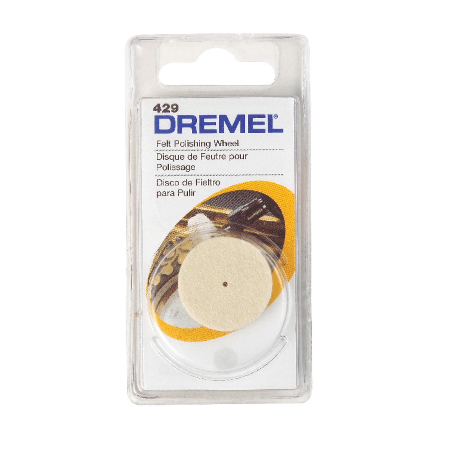 Dremel 1 in. X 1 in. L Felt Cloth Polishing Wheel 1 pk